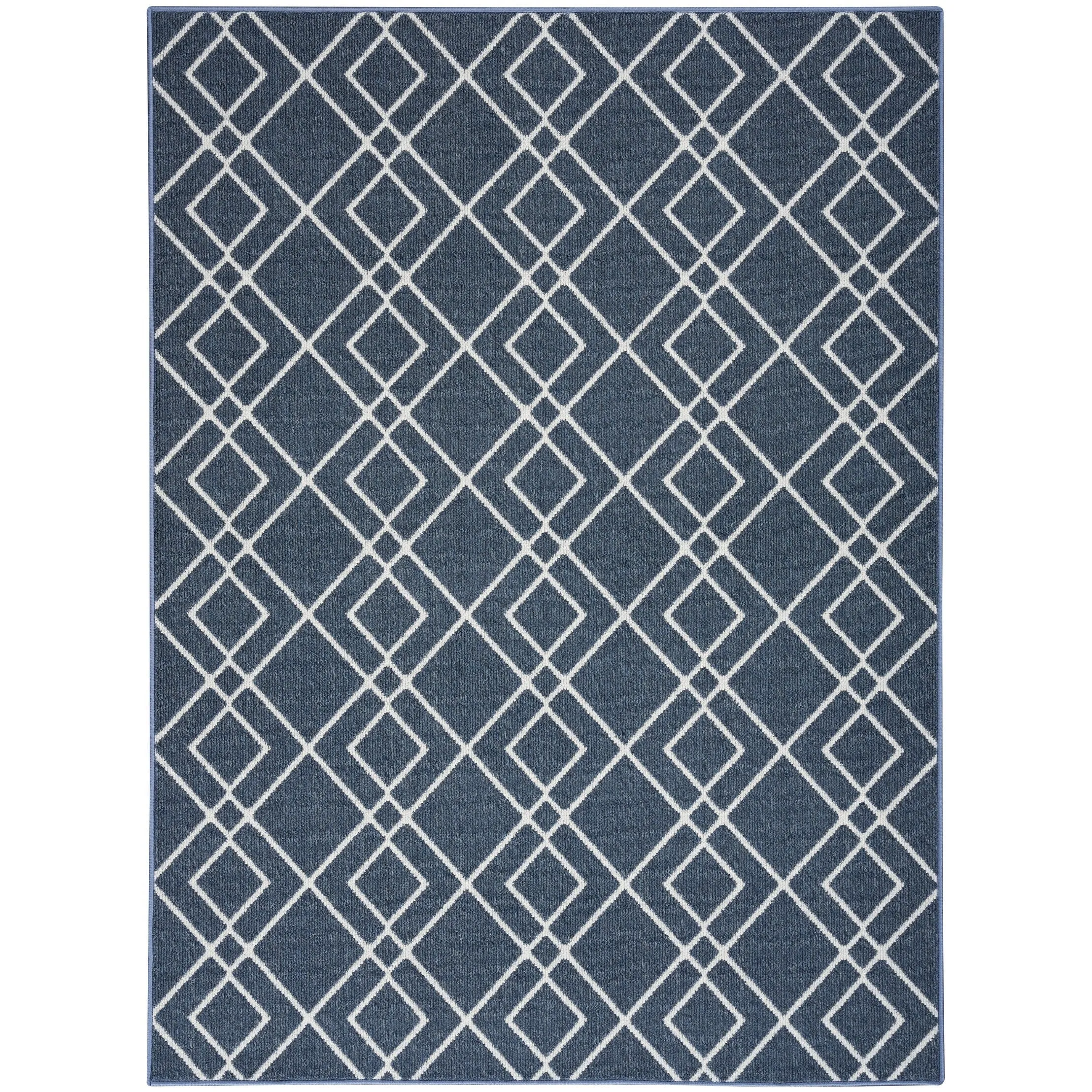 Nourison Modern Lines Diamond Geometric Area Rug