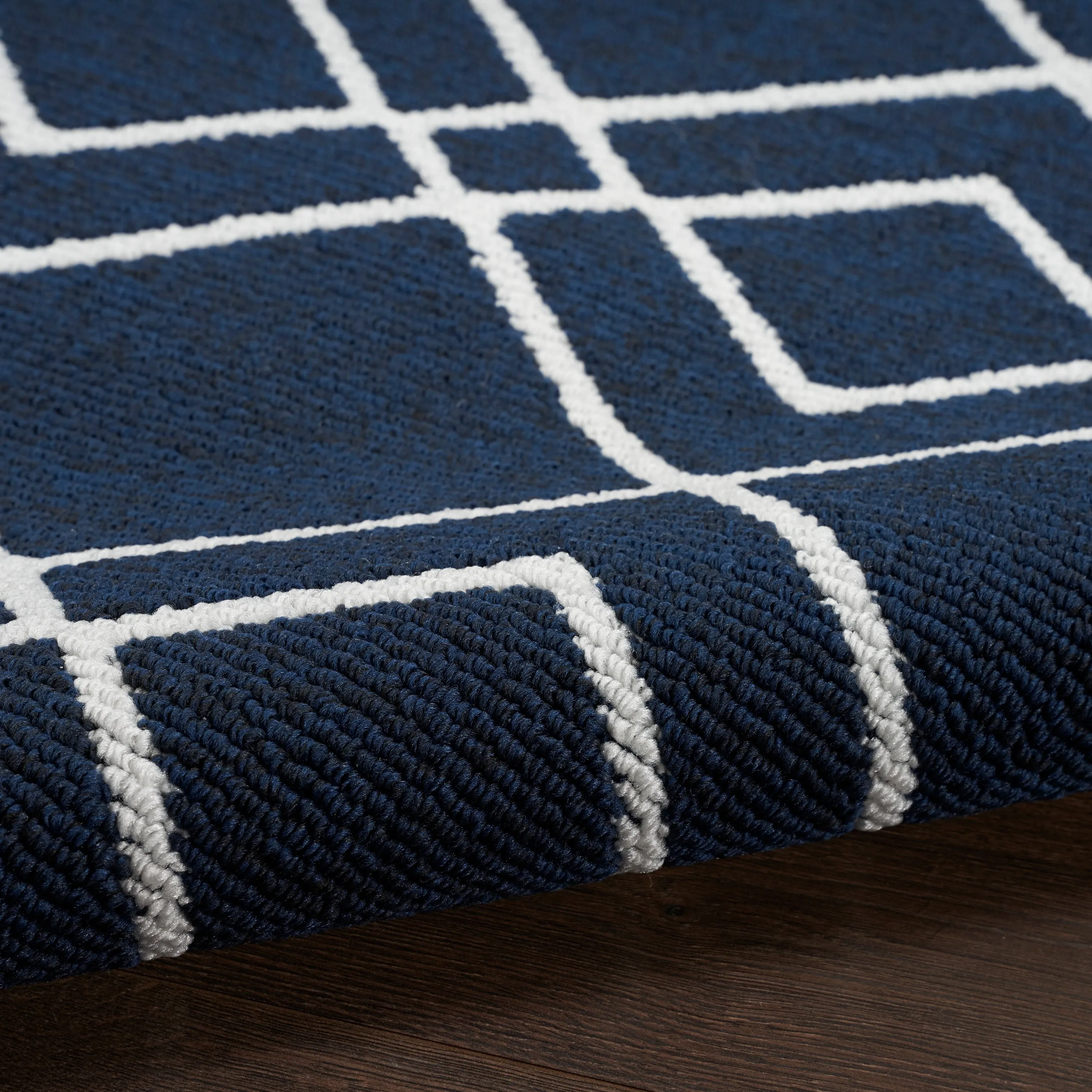 Nourison Modern Lines Diamond Geometric Area Rug