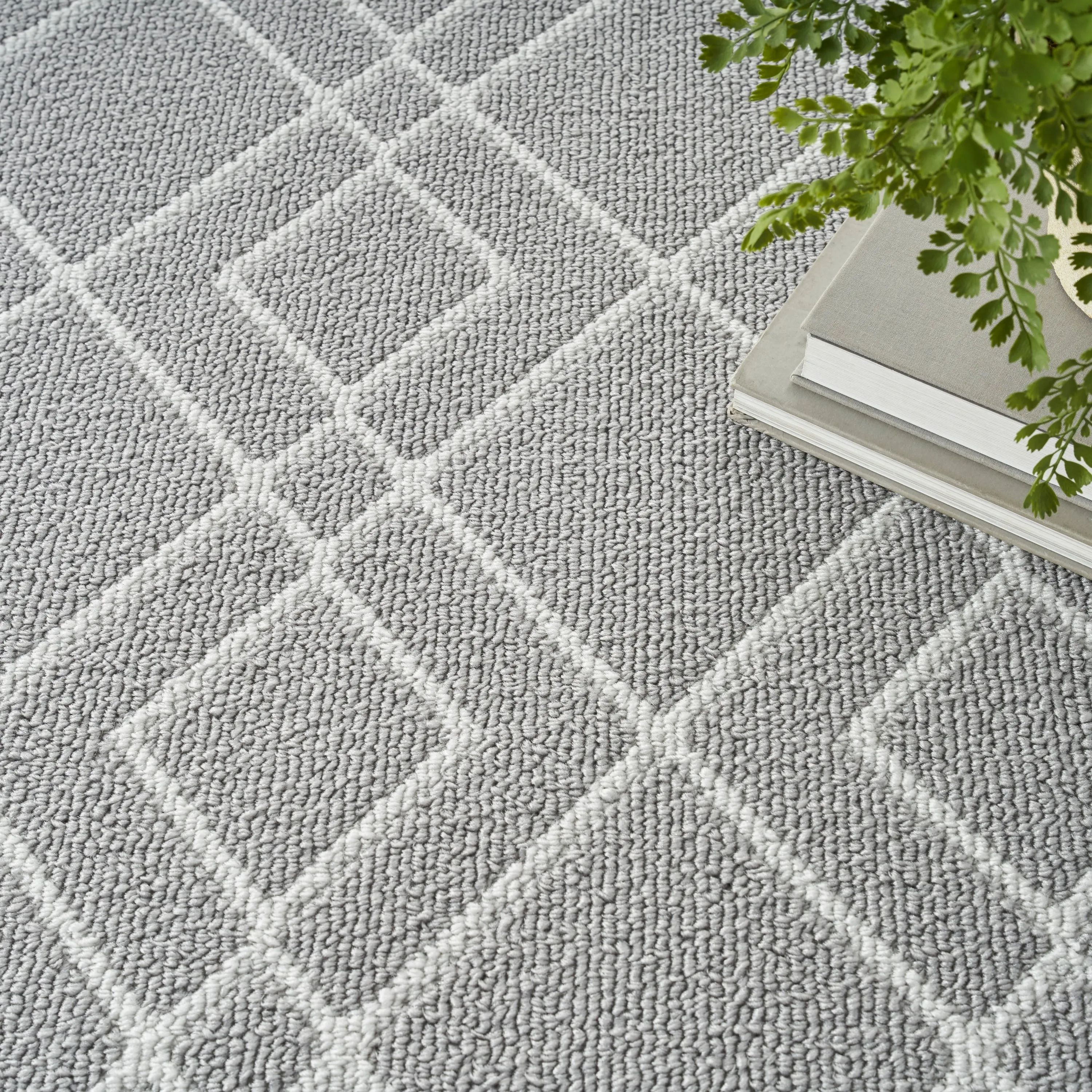 Nourison Modern Lines Diamond Geometric Area Rug