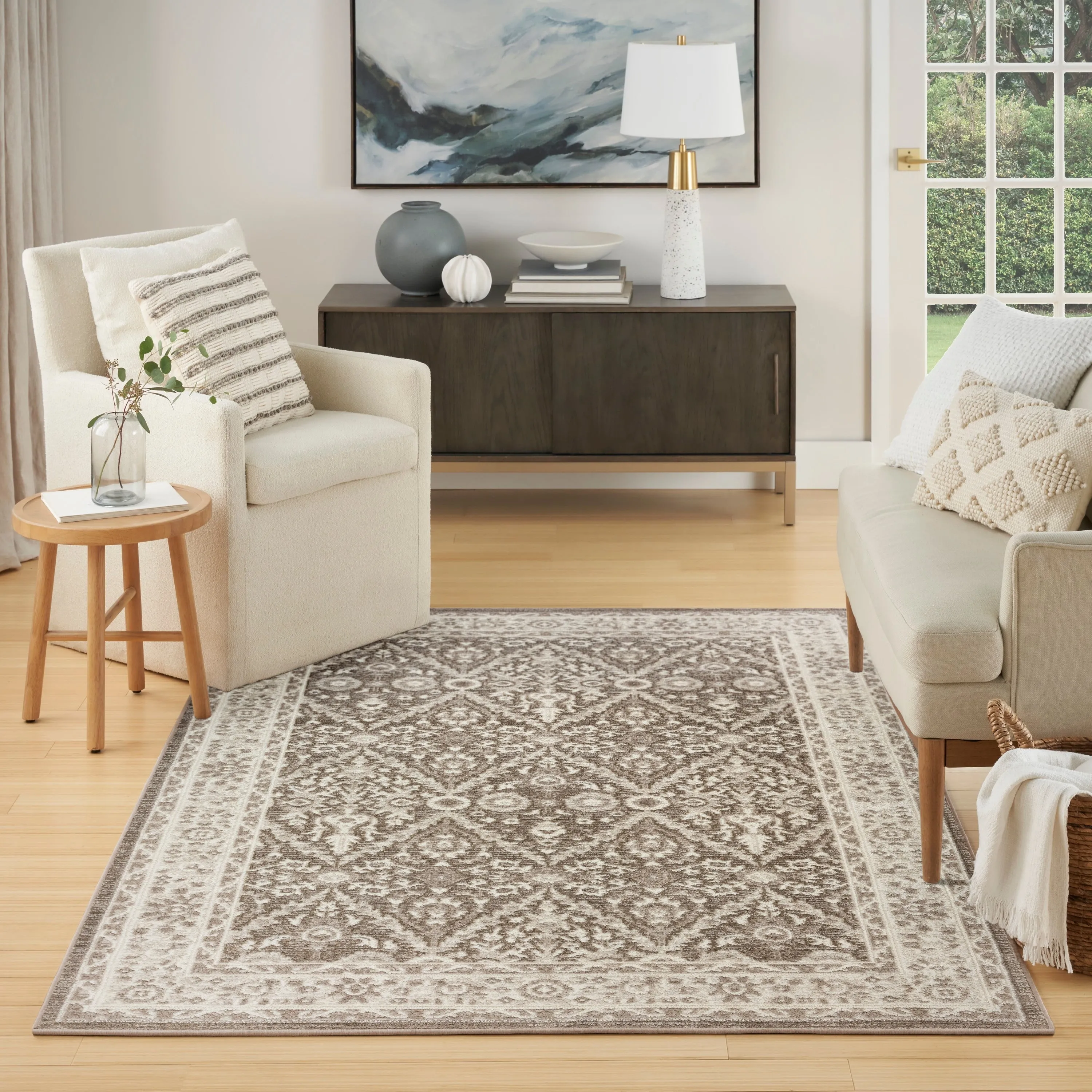 Nourison Renewed Indoor only Persian Area Rug