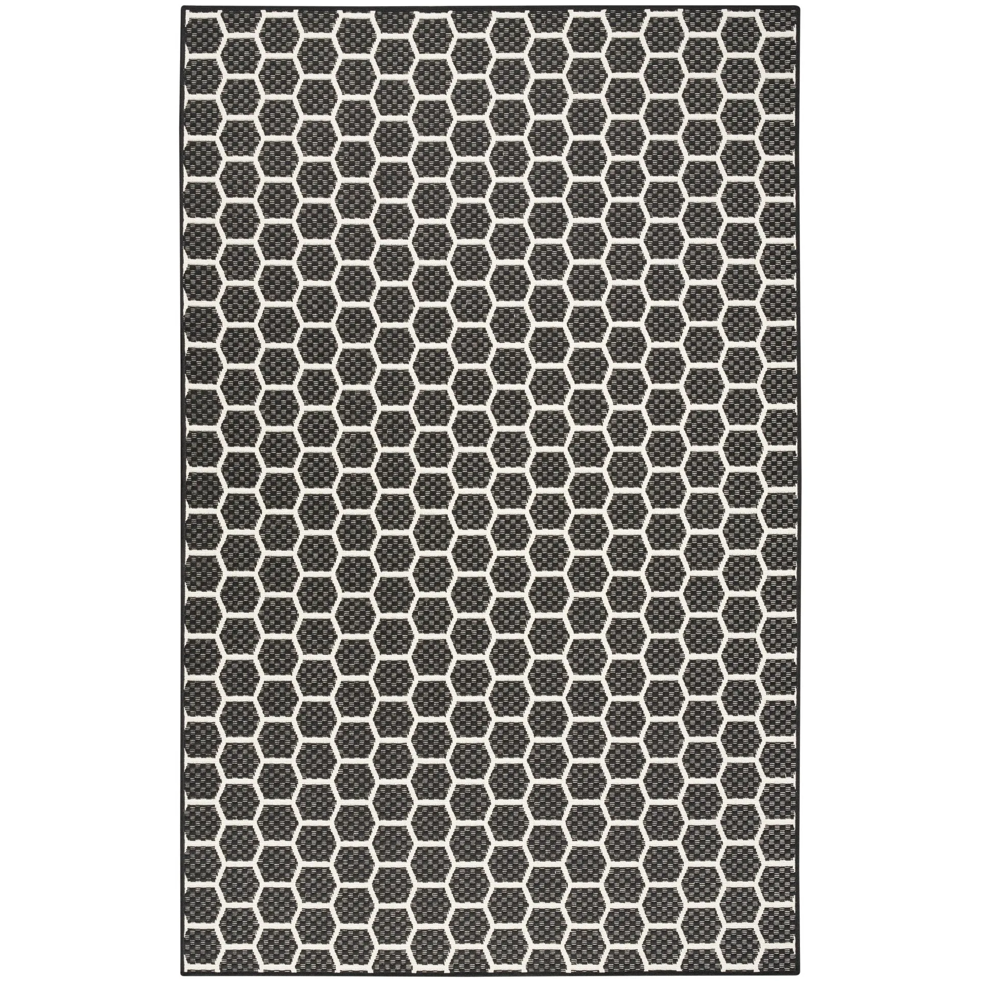 Nourison Reversible Indoor Outdoor Indoor/Outdoor Geometric Area Rug