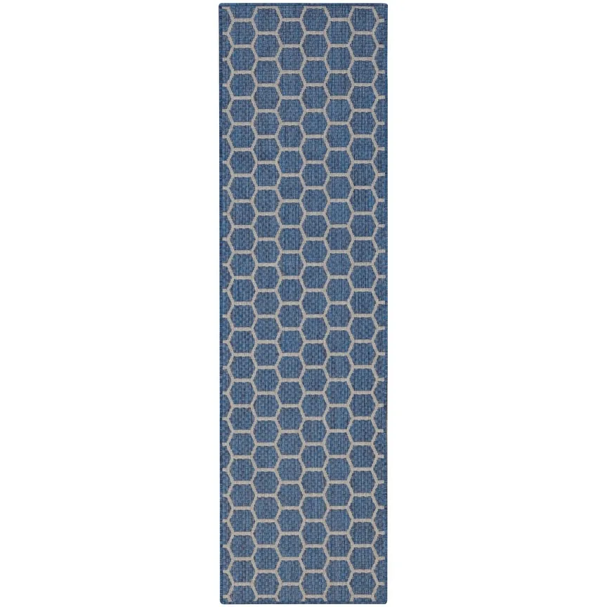 Nourison Reversible Indoor Outdoor Indoor/Outdoor Geometric Area Rug