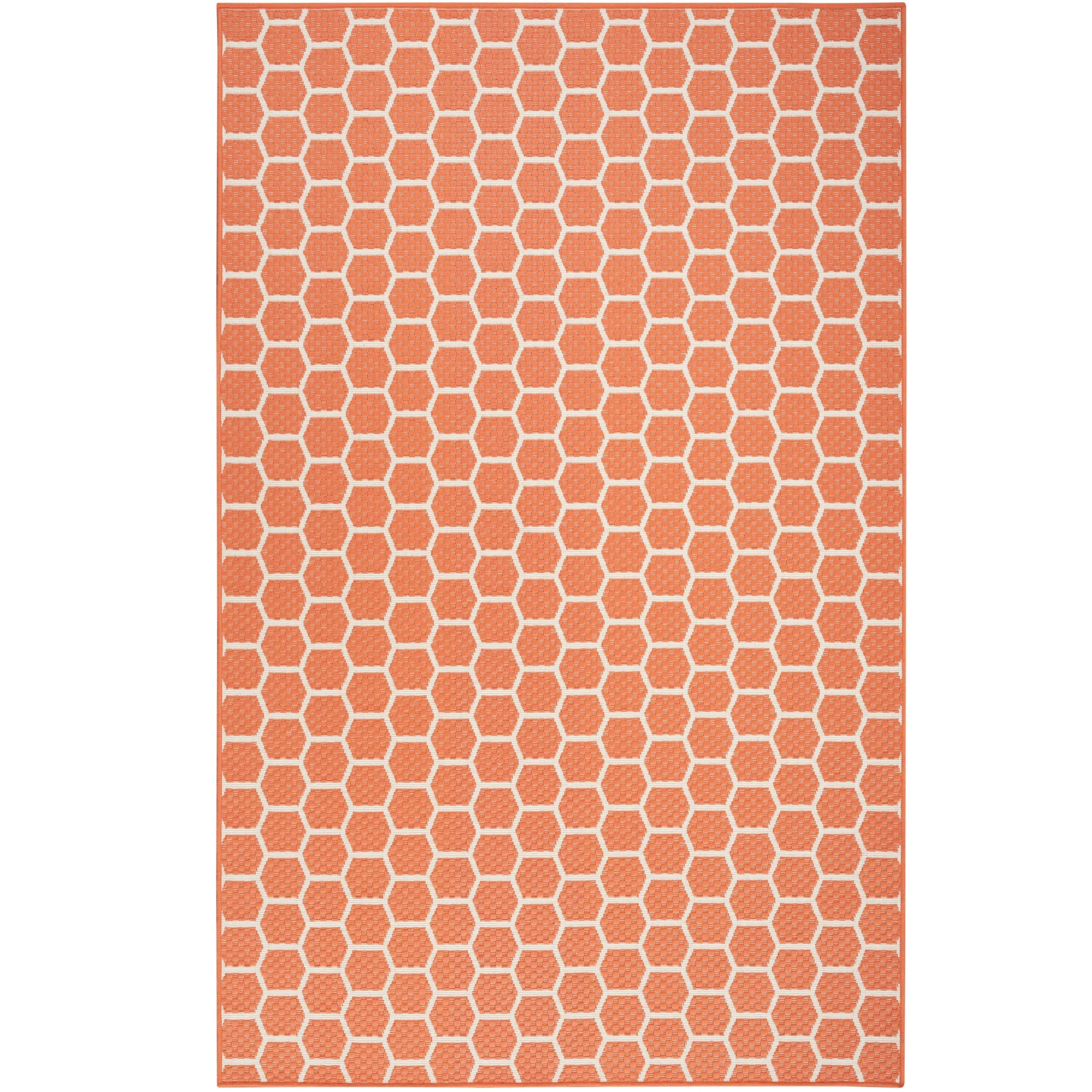 Nourison Reversible Indoor Outdoor Indoor/Outdoor Geometric Area Rug