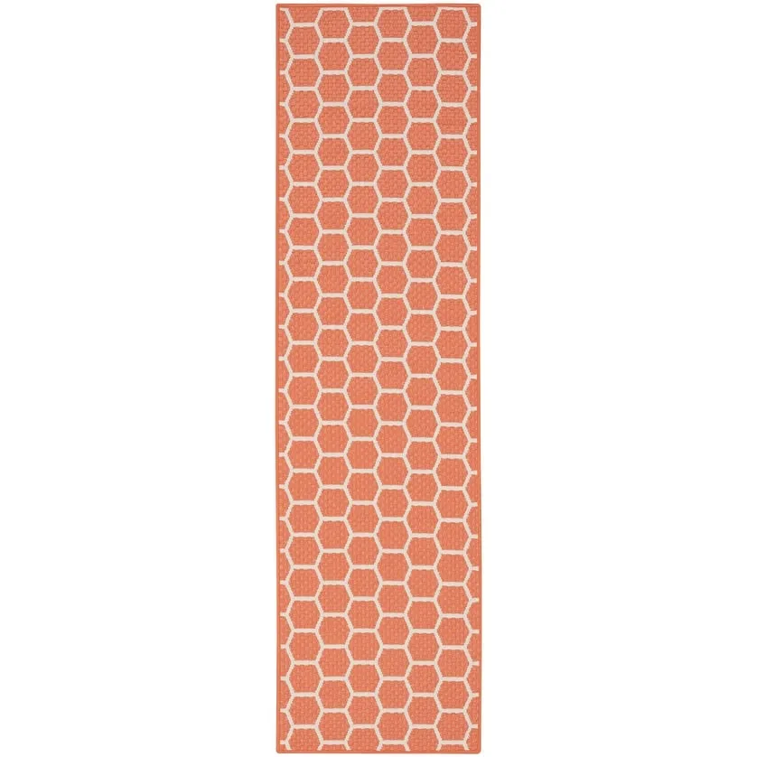 Nourison Reversible Indoor Outdoor Indoor/Outdoor Geometric Area Rug