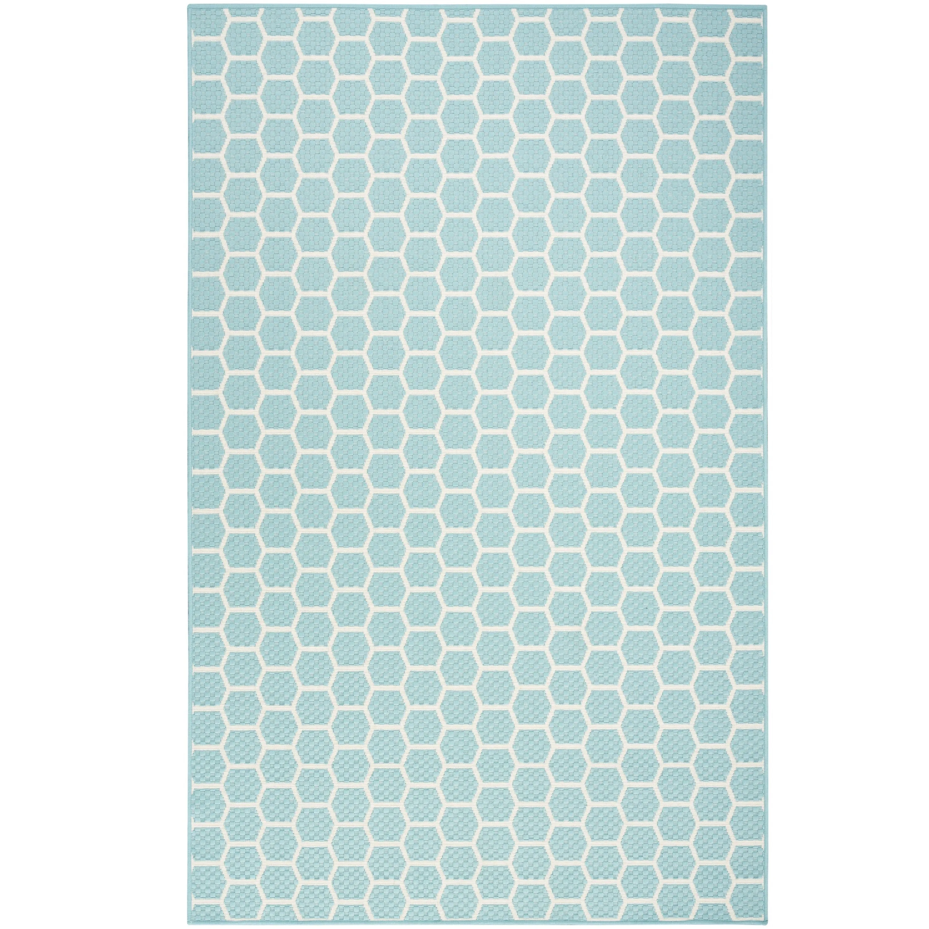 Nourison Reversible Indoor Outdoor Indoor/Outdoor Geometric Area Rug