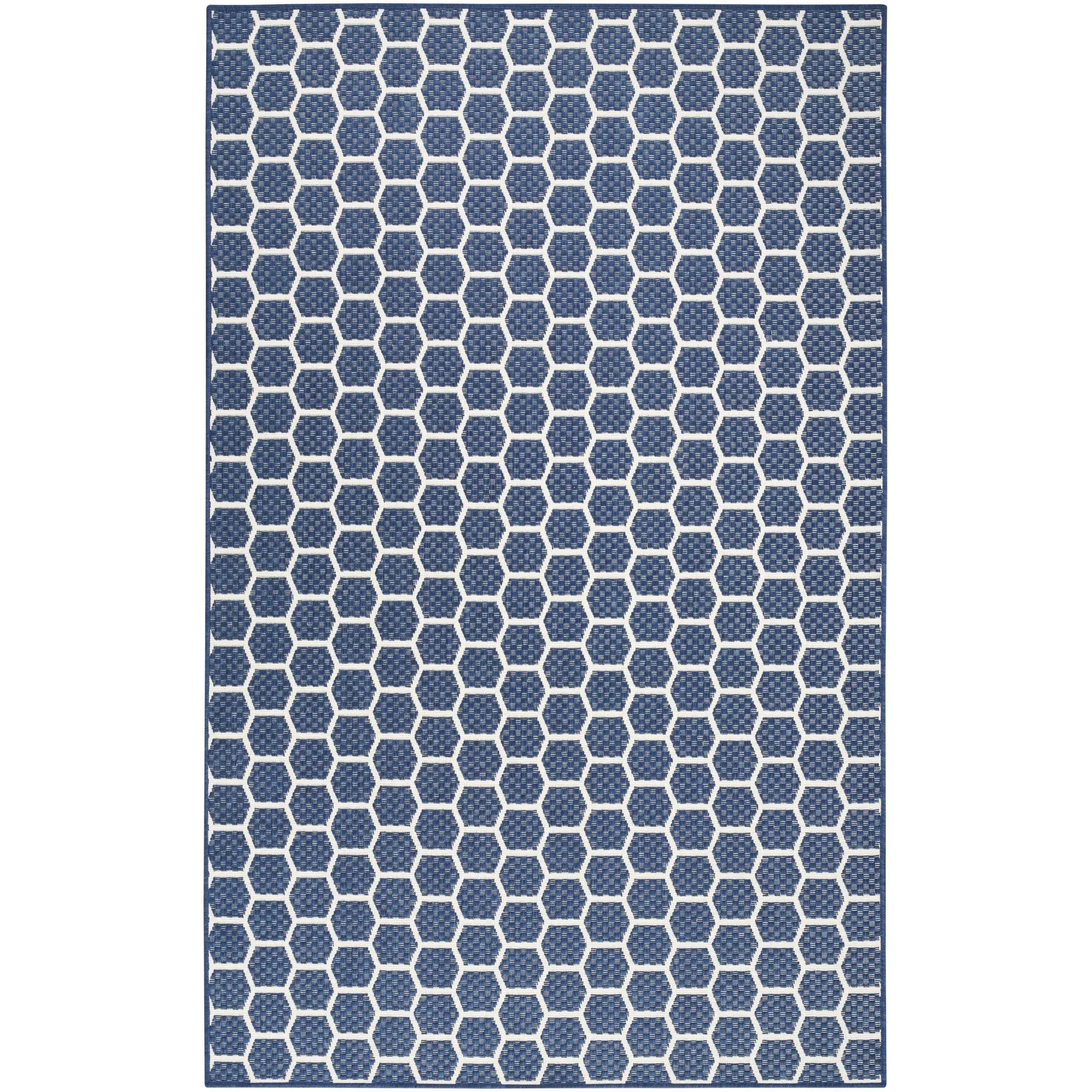 Nourison Reversible Indoor Outdoor Indoor/Outdoor Geometric Area Rug