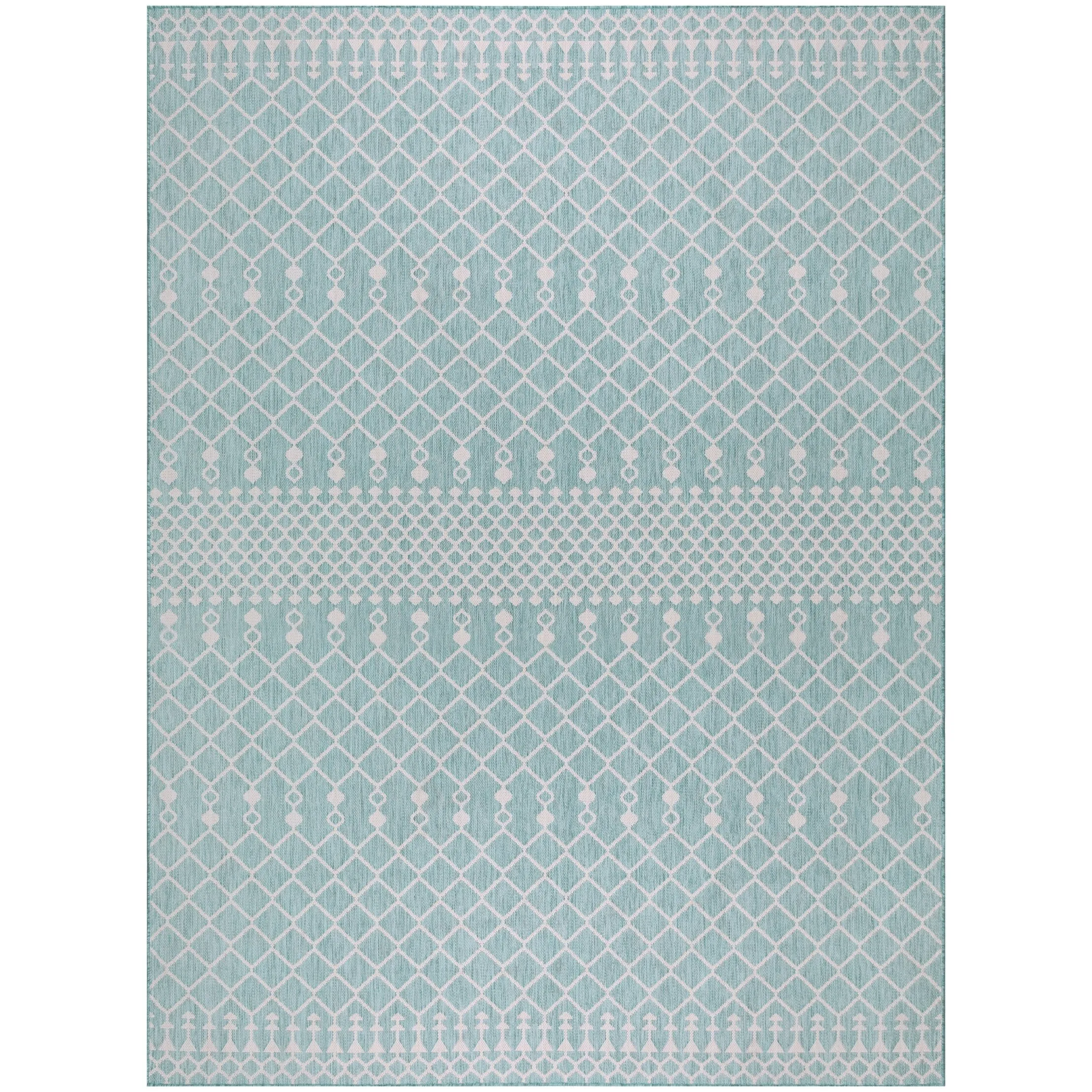 Nourison Selerno Indoor/Outdoor Moroccan Area Rug.