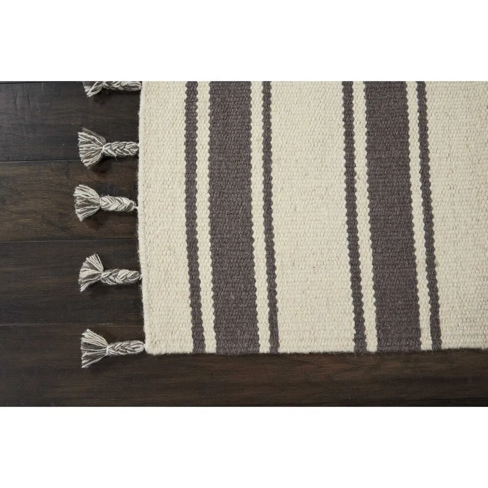 Nourison Solano Striped Dhurri Reversible Area Rug