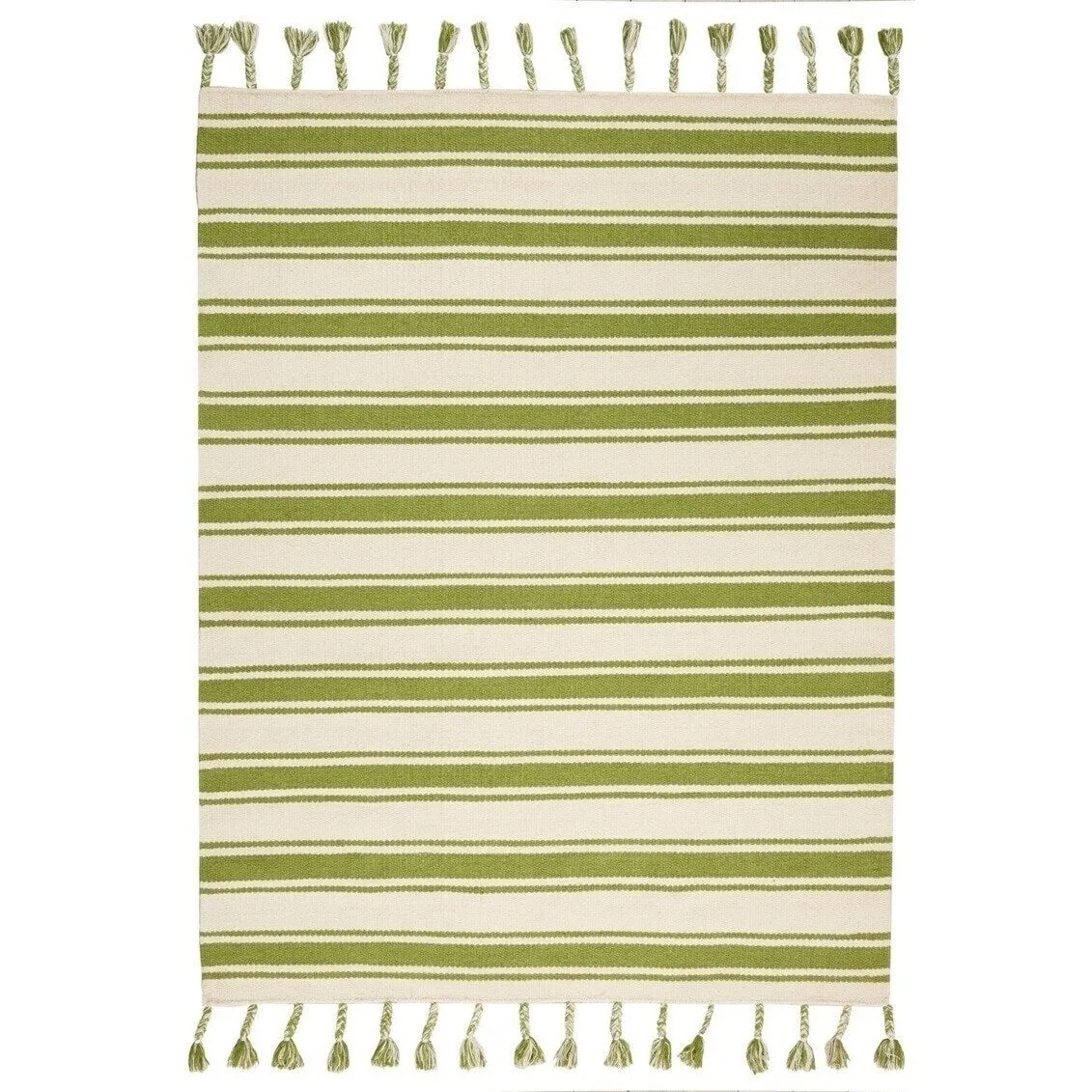 Nourison Solano Striped Dhurri Reversible Area Rug