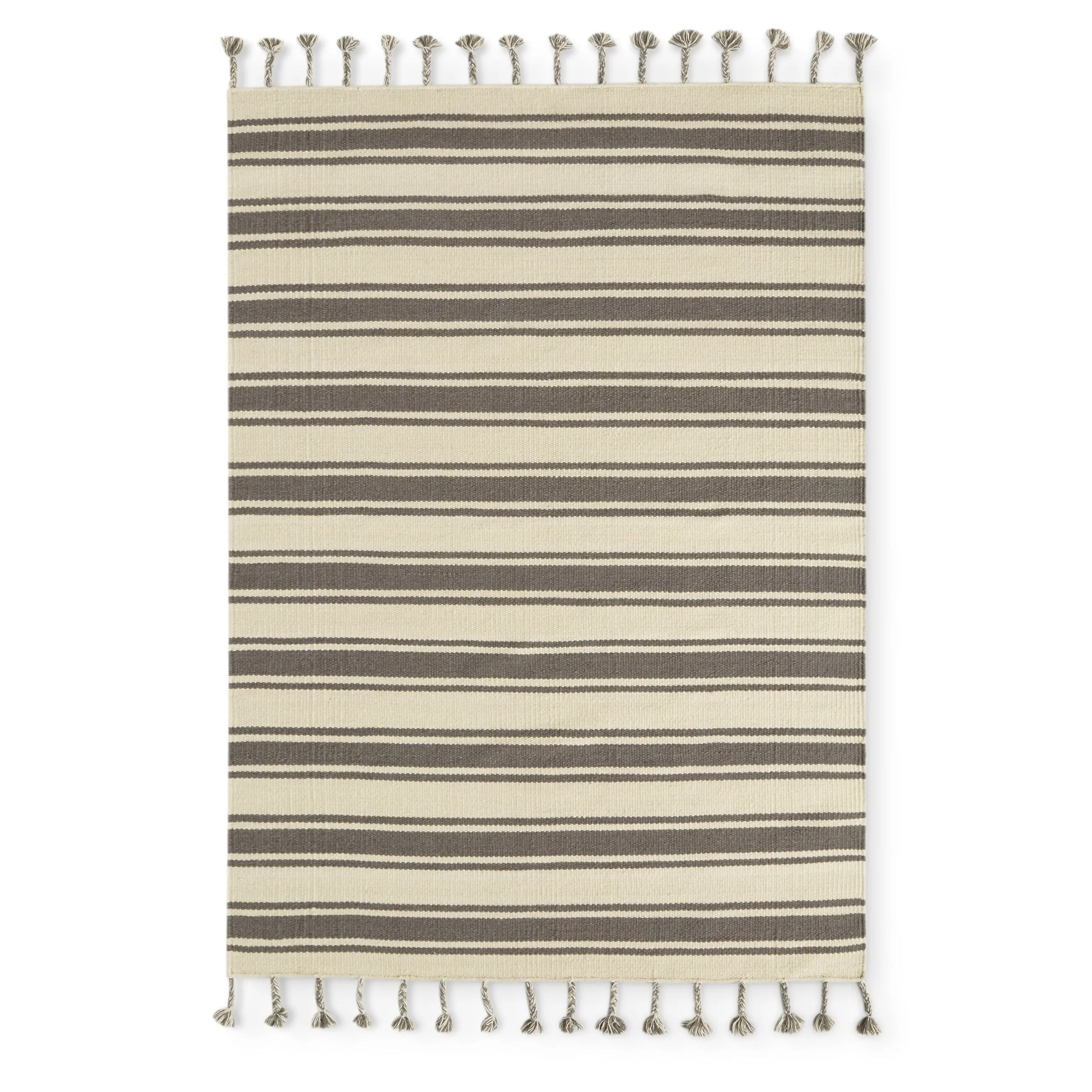 Nourison Solano Striped Dhurri Reversible Area Rug