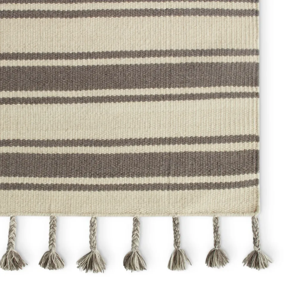 Nourison Solano Striped Dhurri Reversible Area Rug
