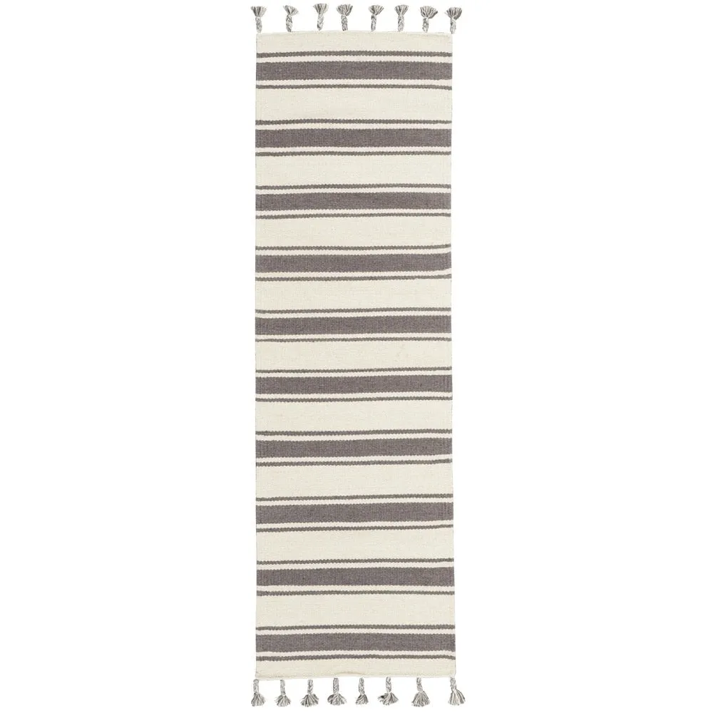 Nourison Solano Striped Dhurri Reversible Area Rug