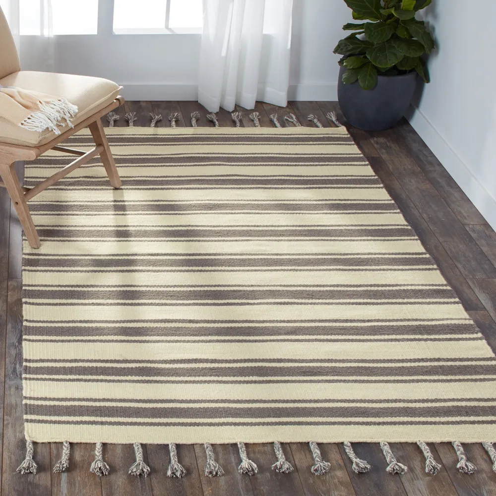 Nourison Solano Striped Dhurri Reversible Area Rug
