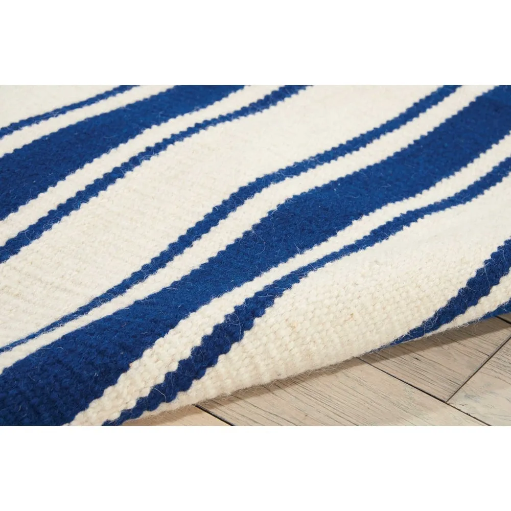 Nourison Solano Striped Dhurri Reversible Area Rug