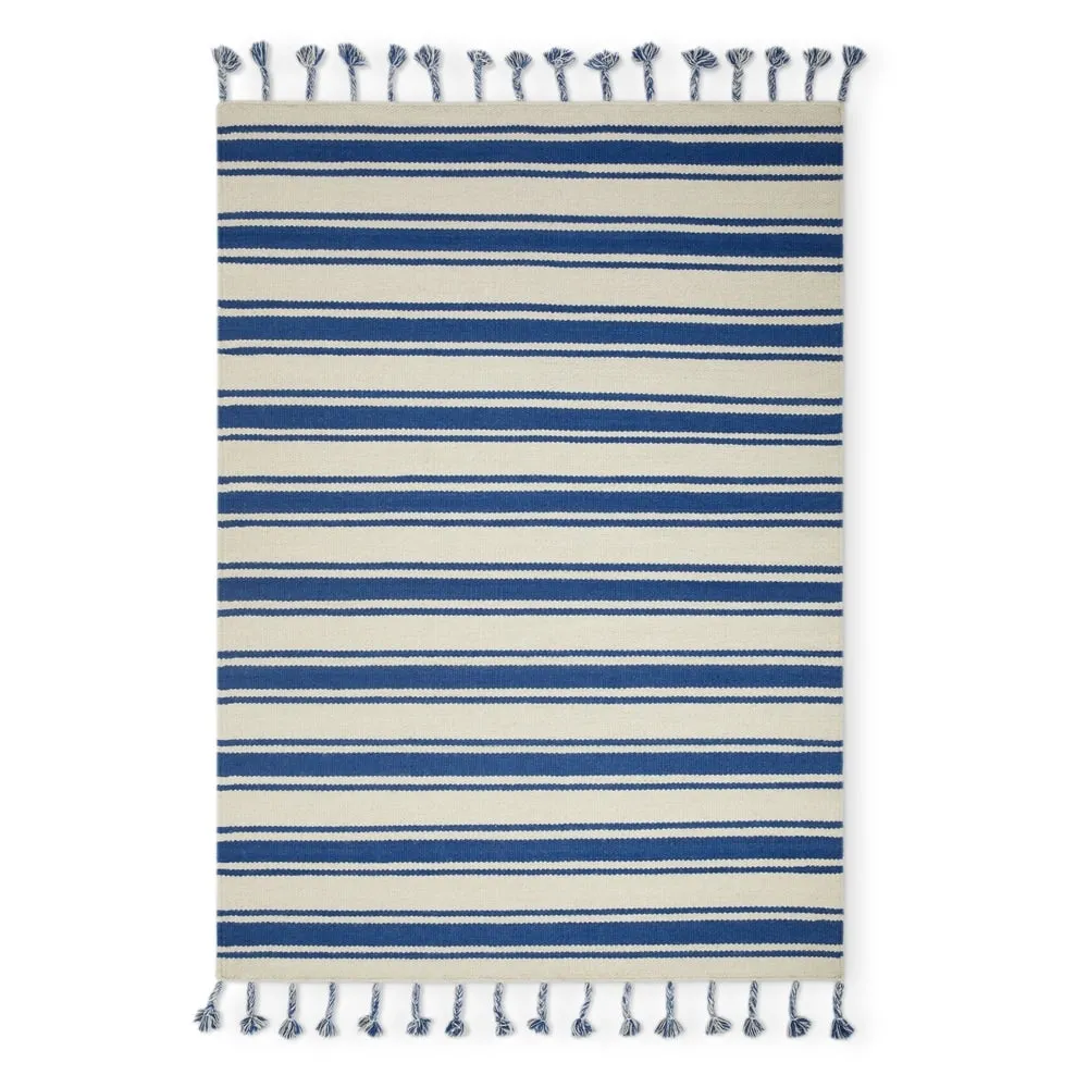 Nourison Solano Striped Dhurri Reversible Area Rug