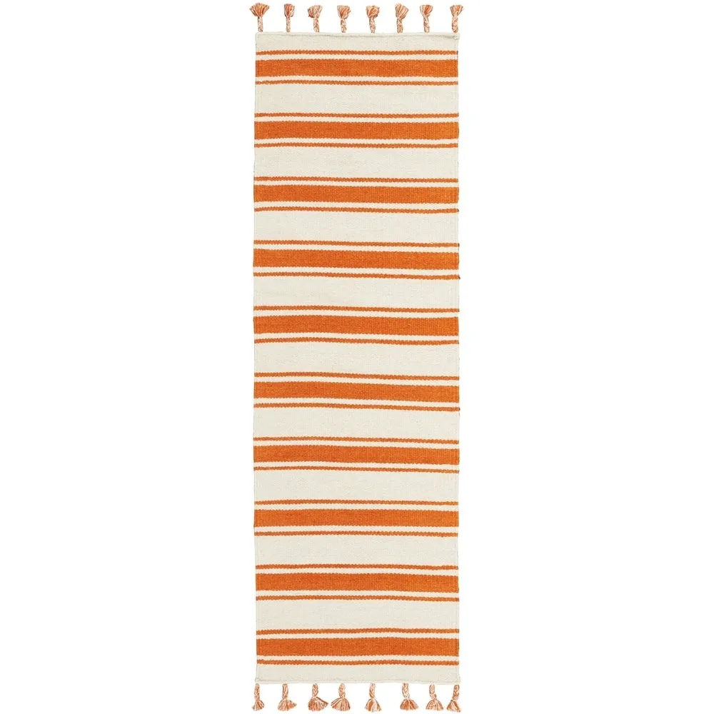 Nourison Solano Striped Dhurri Reversible Area Rug