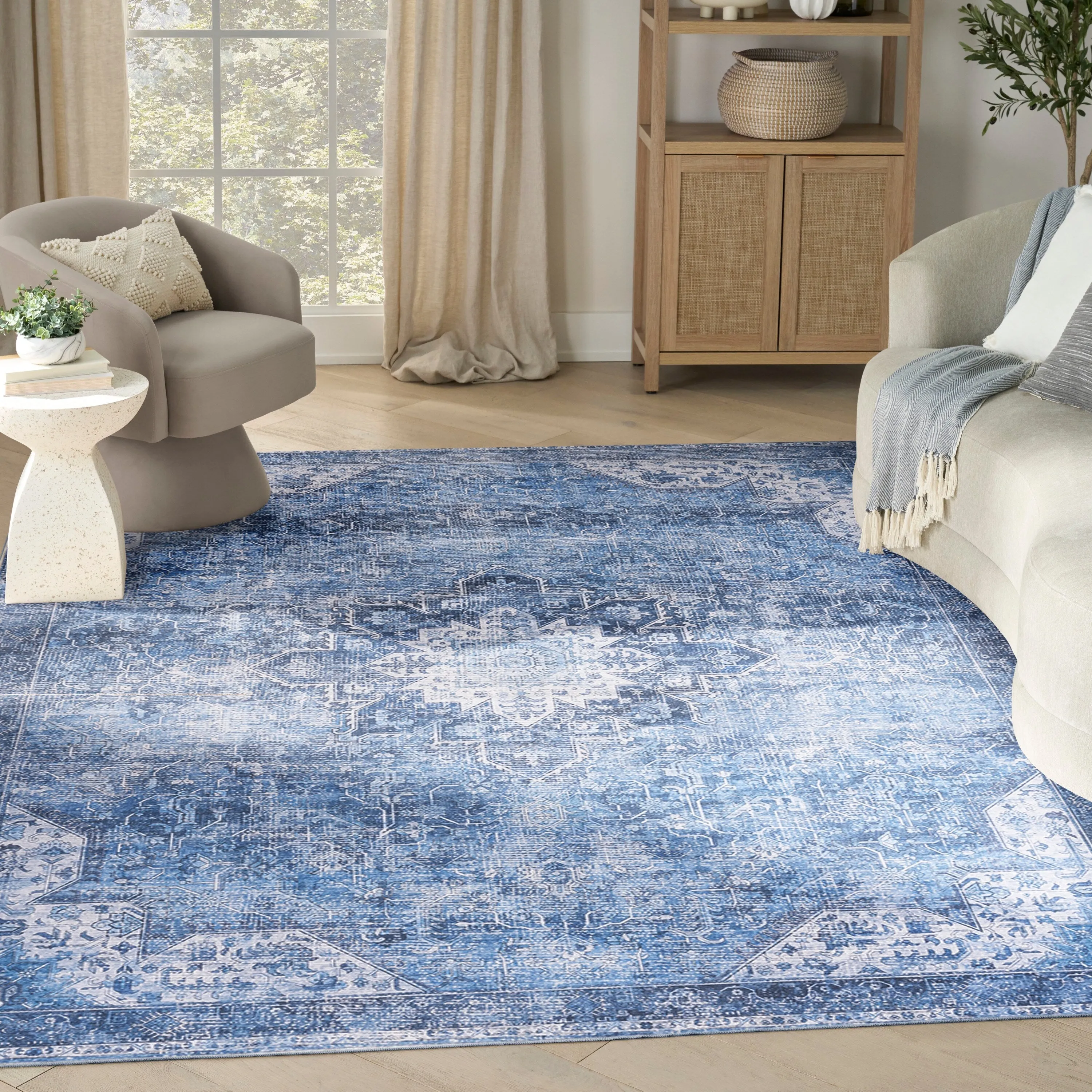 Nourison Washables Indoor only Persian Area Rug