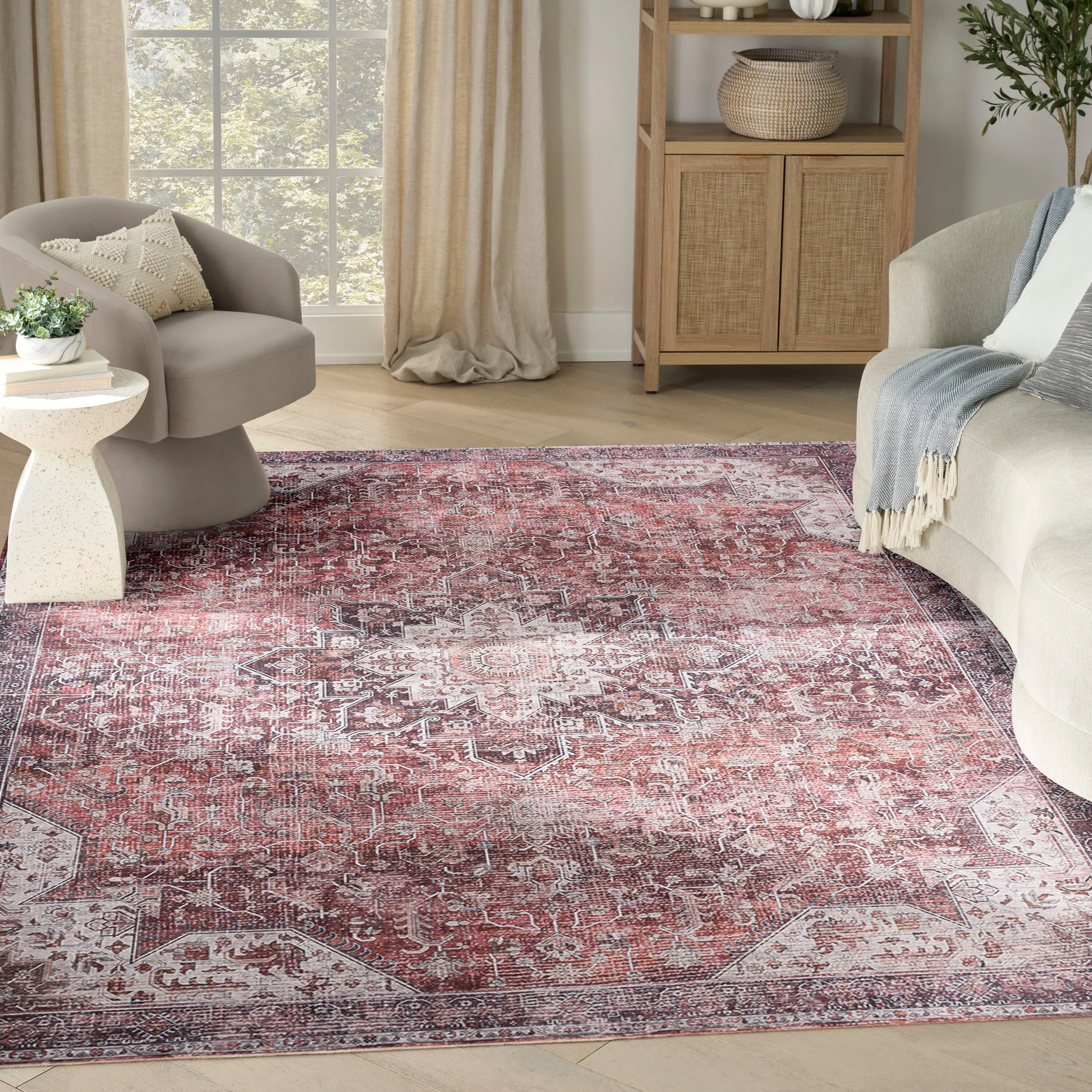 Nourison Washables Indoor only Persian Area Rug