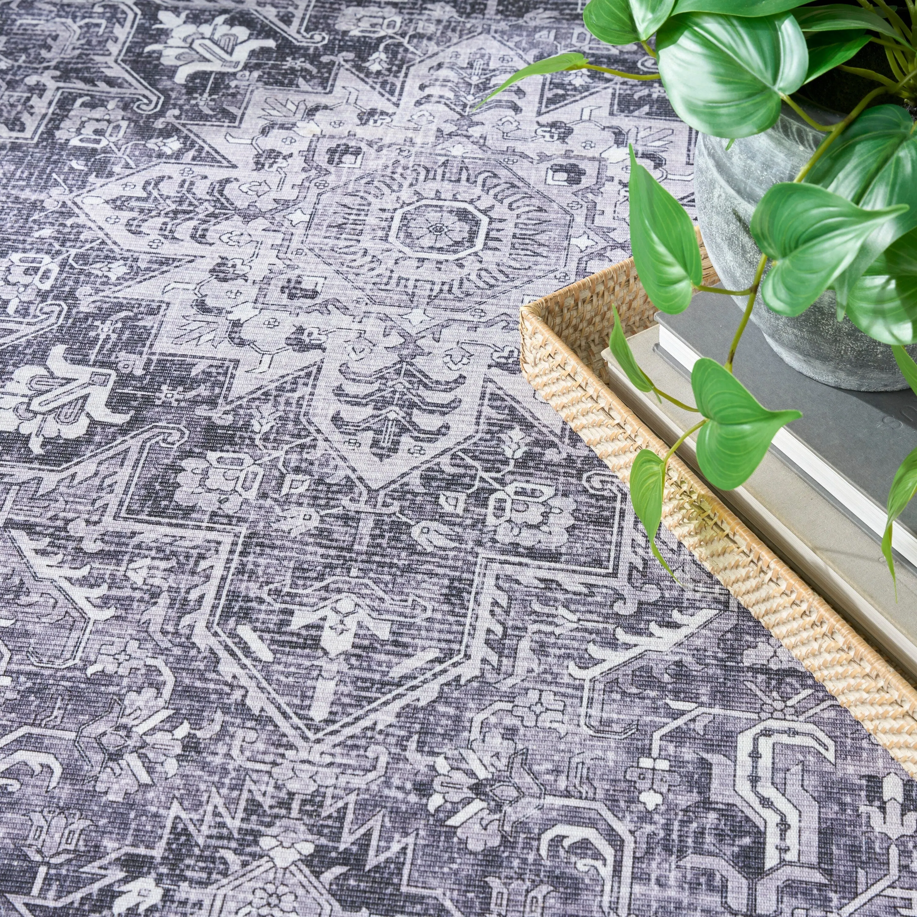 Nourison Washables Indoor only Persian Area Rug