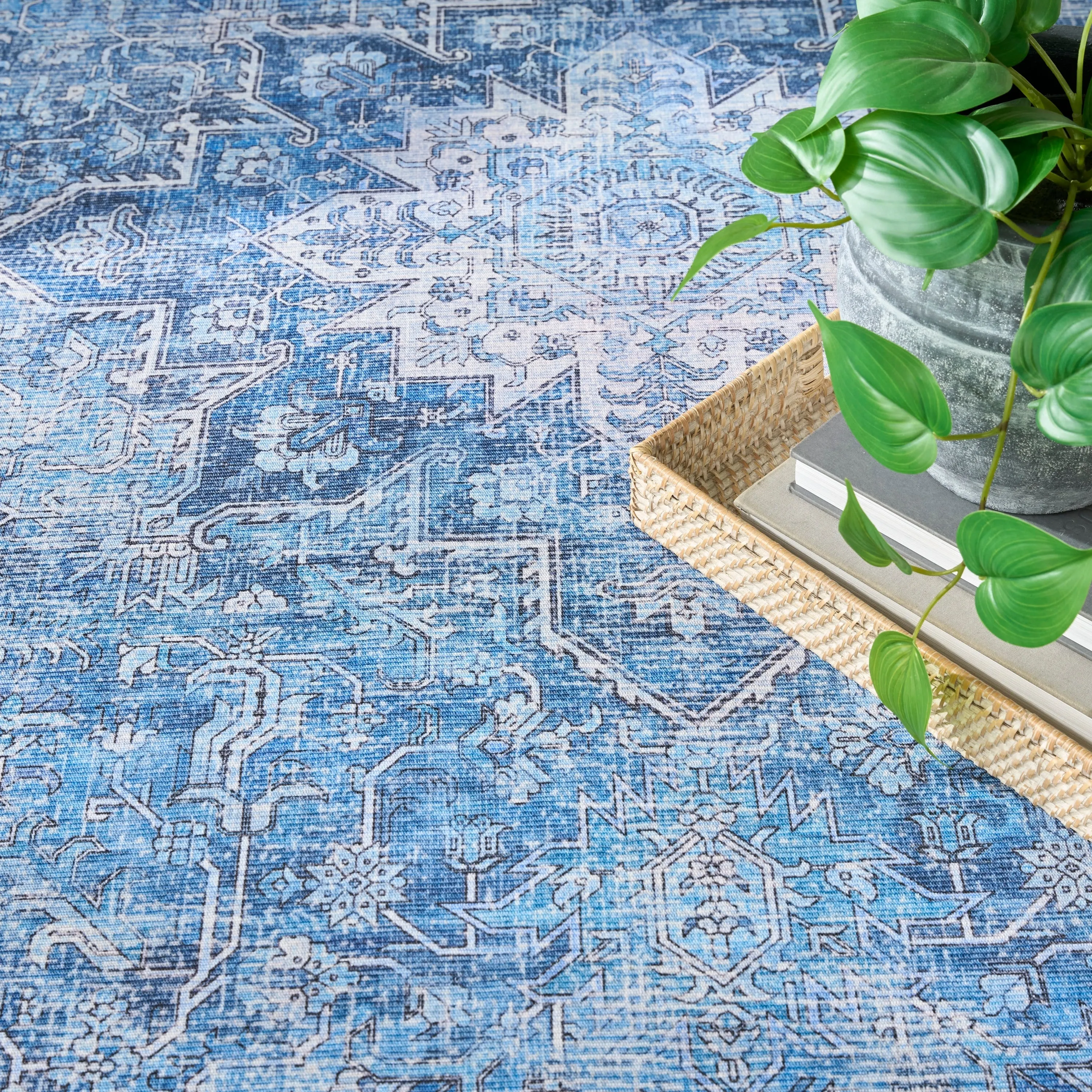 Nourison Washables Indoor only Persian Area Rug