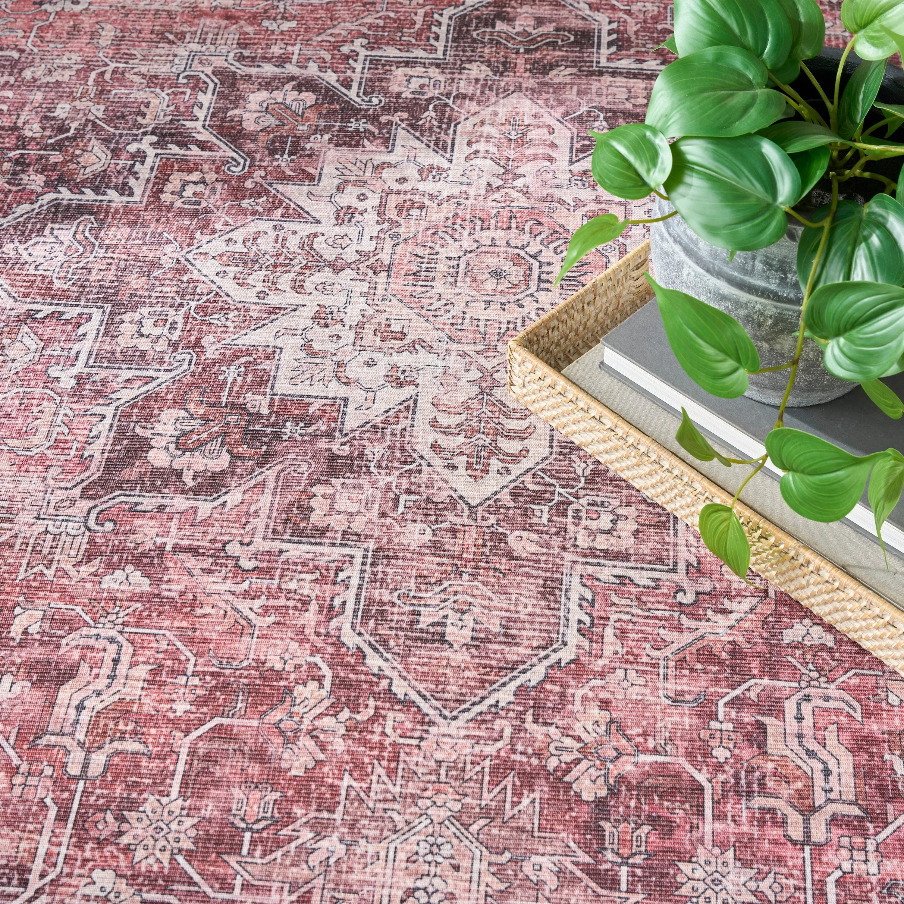 Nourison Washables Indoor only Persian Area Rug