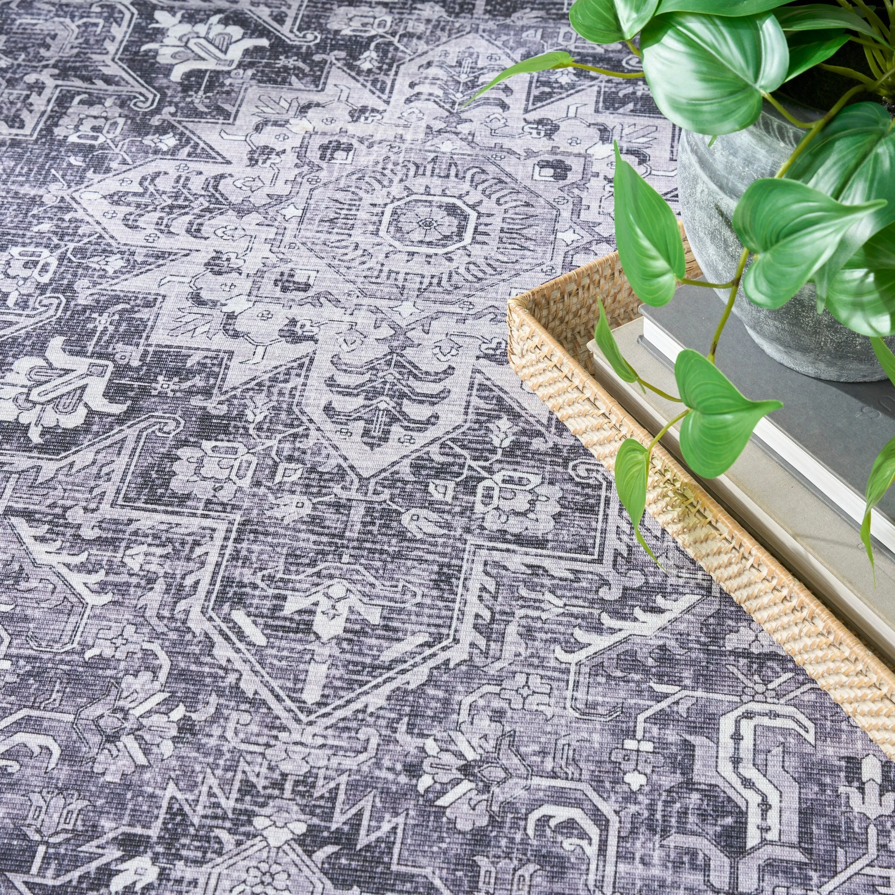 Nourison Washables Indoor only Persian Area Rug