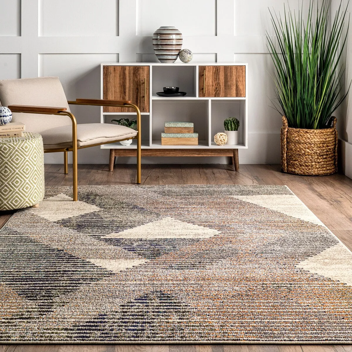 Nuloom Adrienne Durable Abstract Contemporary Area Rug