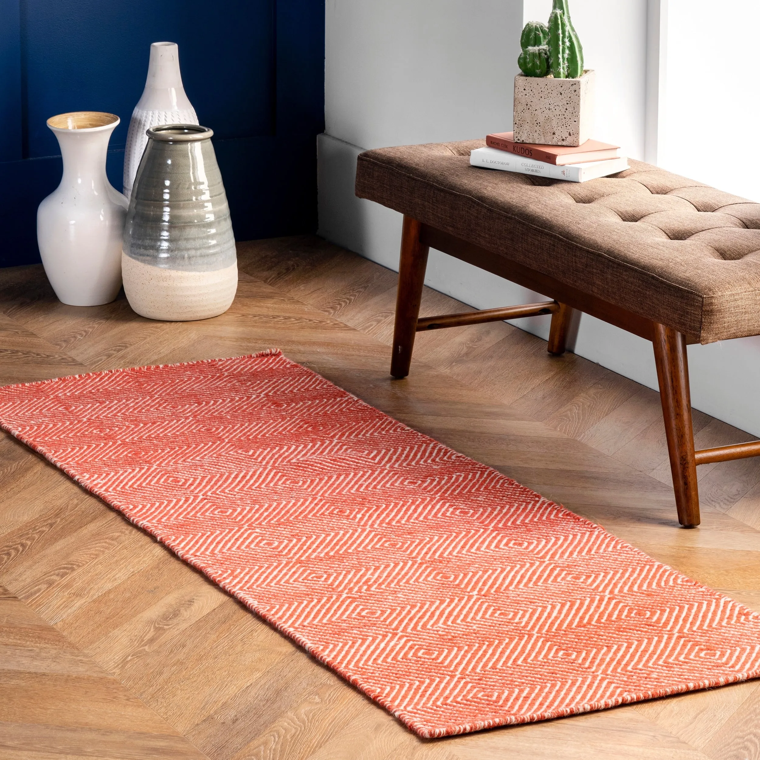 Nuloom Ago Geometric Wool Area Rug