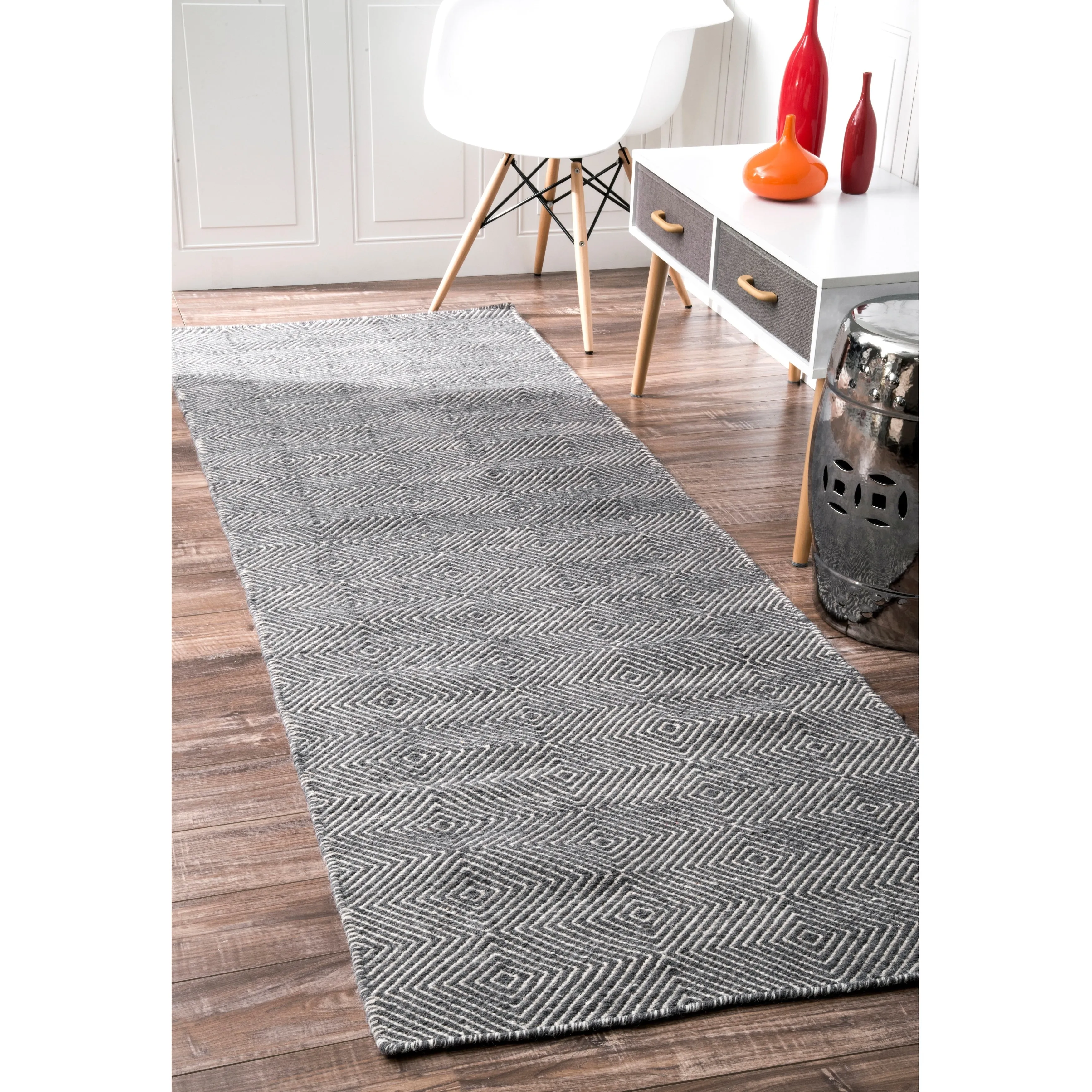 Nuloom Ago Geometric Wool Area Rug