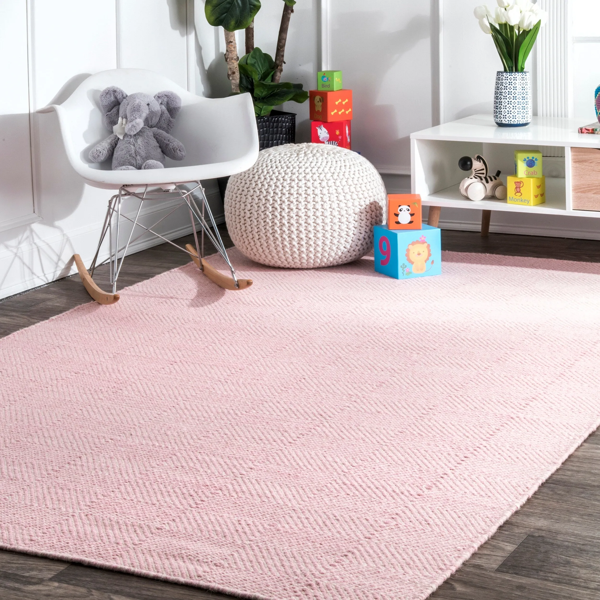 Nuloom Ago Geometric Wool Area Rug