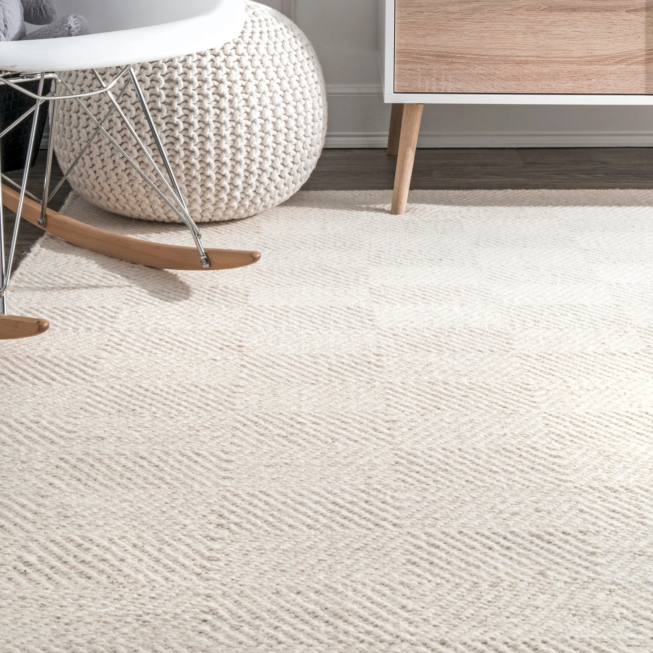 Nuloom Ago Geometric Wool Area Rug