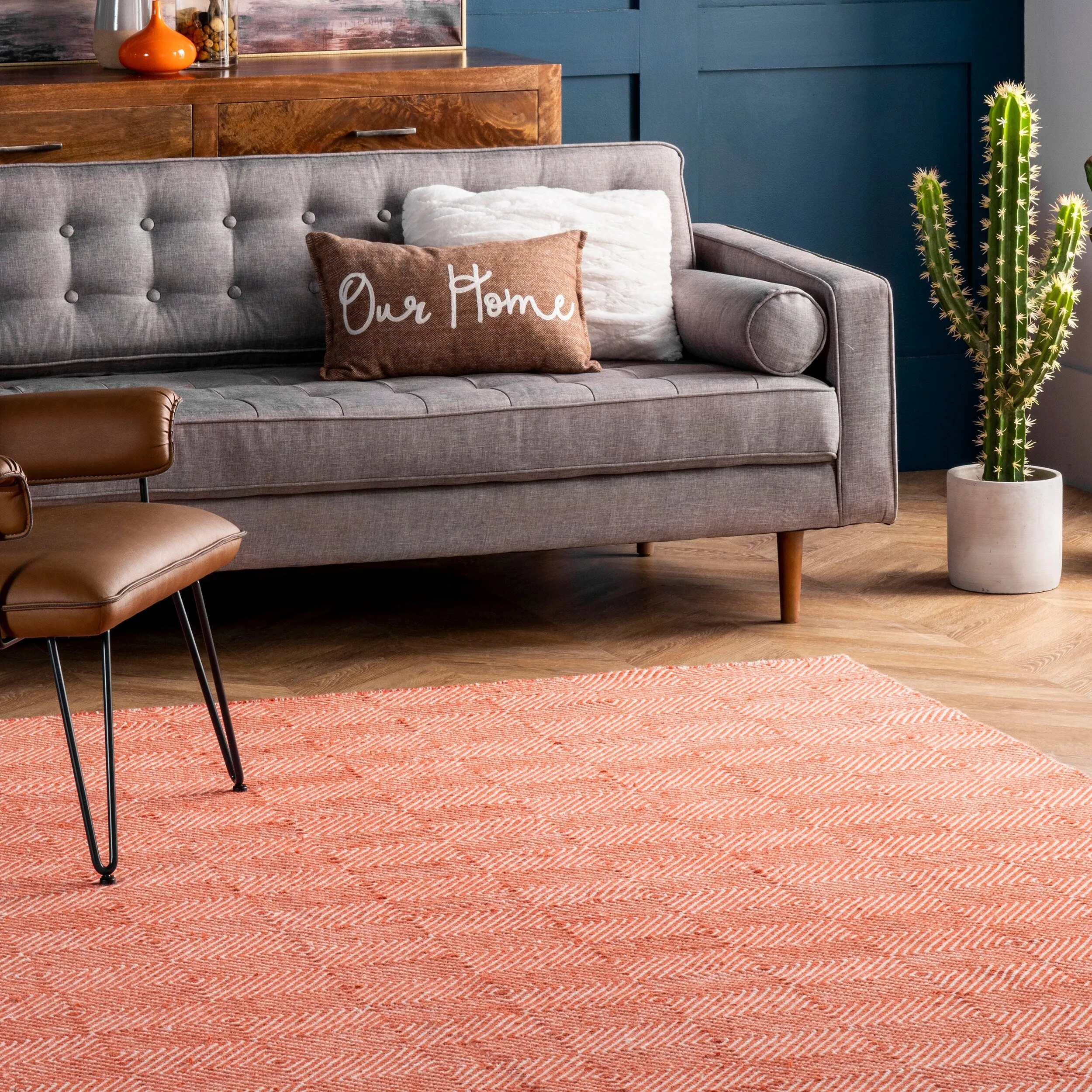Nuloom Ago Geometric Wool Area Rug