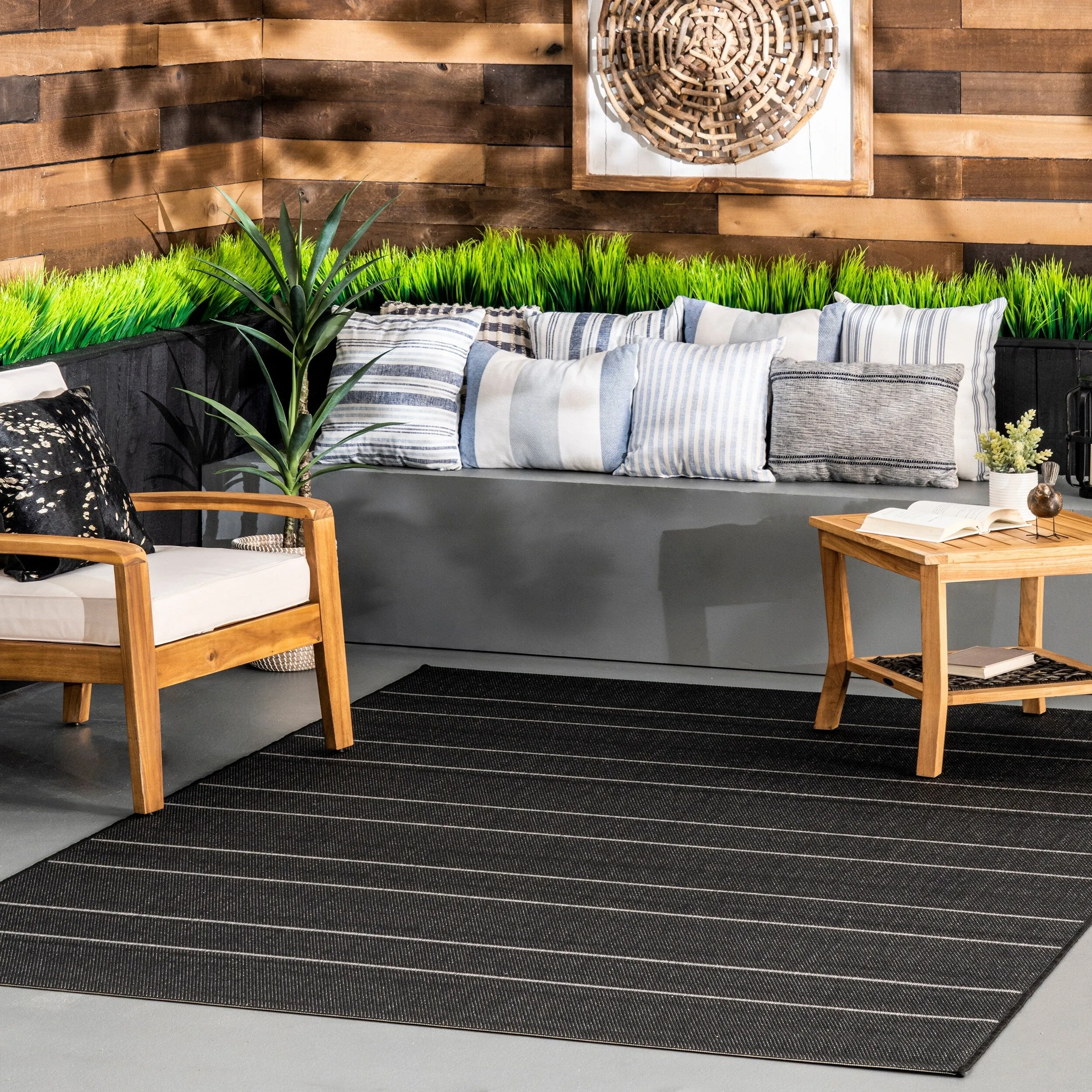 Nuloom Alaina Indoor/Outdoor Striped Area Rug