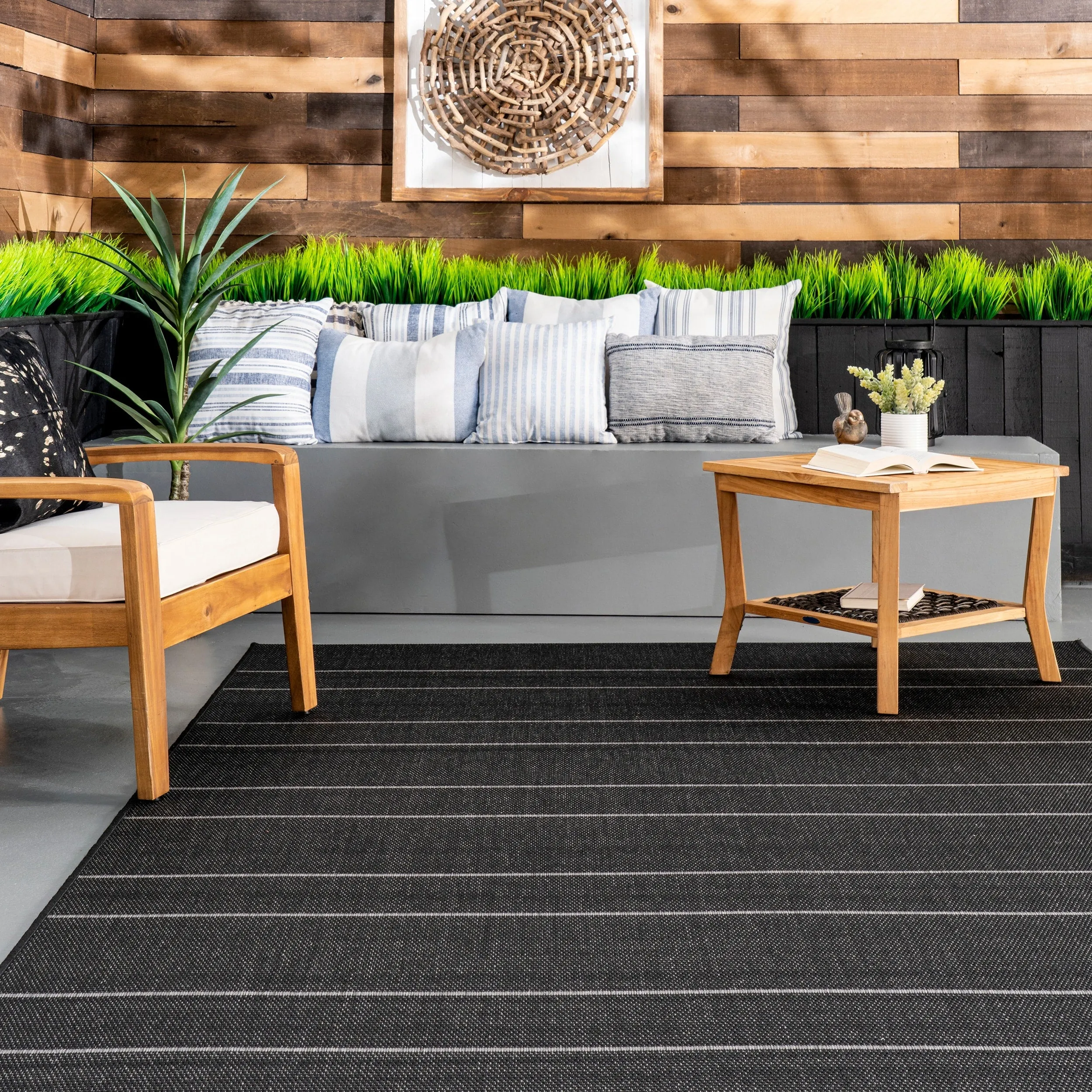 Nuloom Alaina Indoor/Outdoor Striped Area Rug