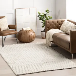 Nuloom Bijorne Modern Geometric Wool Area Rug