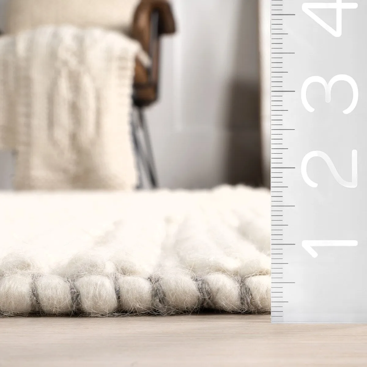 Nuloom Bijorne Modern Geometric Wool Area Rug