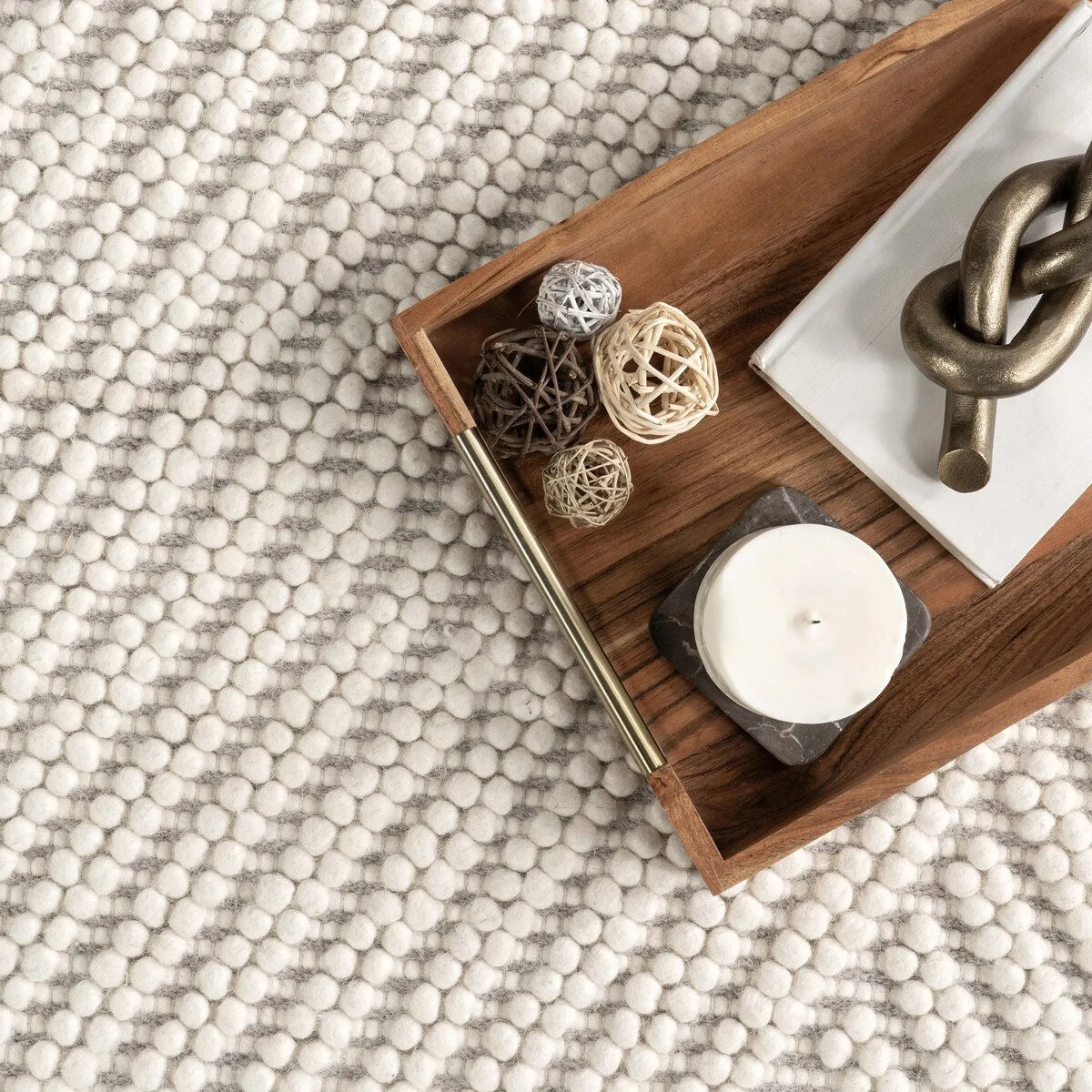 Nuloom Bijorne Modern Geometric Wool Area Rug
