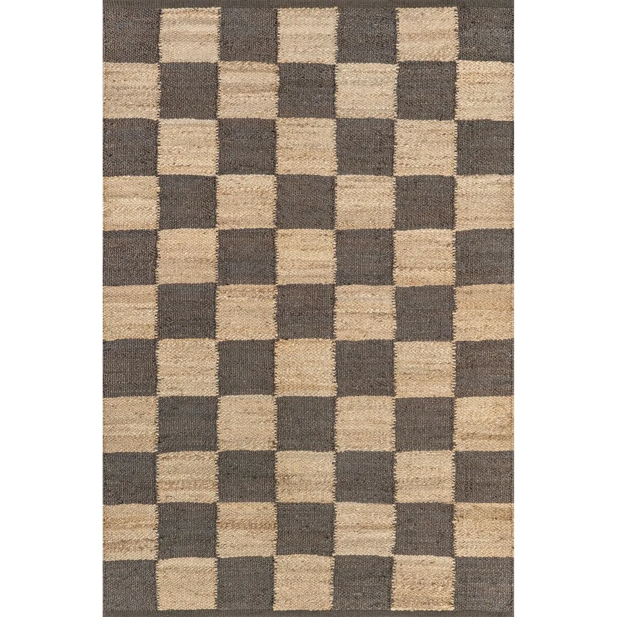 Nuloom Christana Traditional Checkered Jute Area Rug