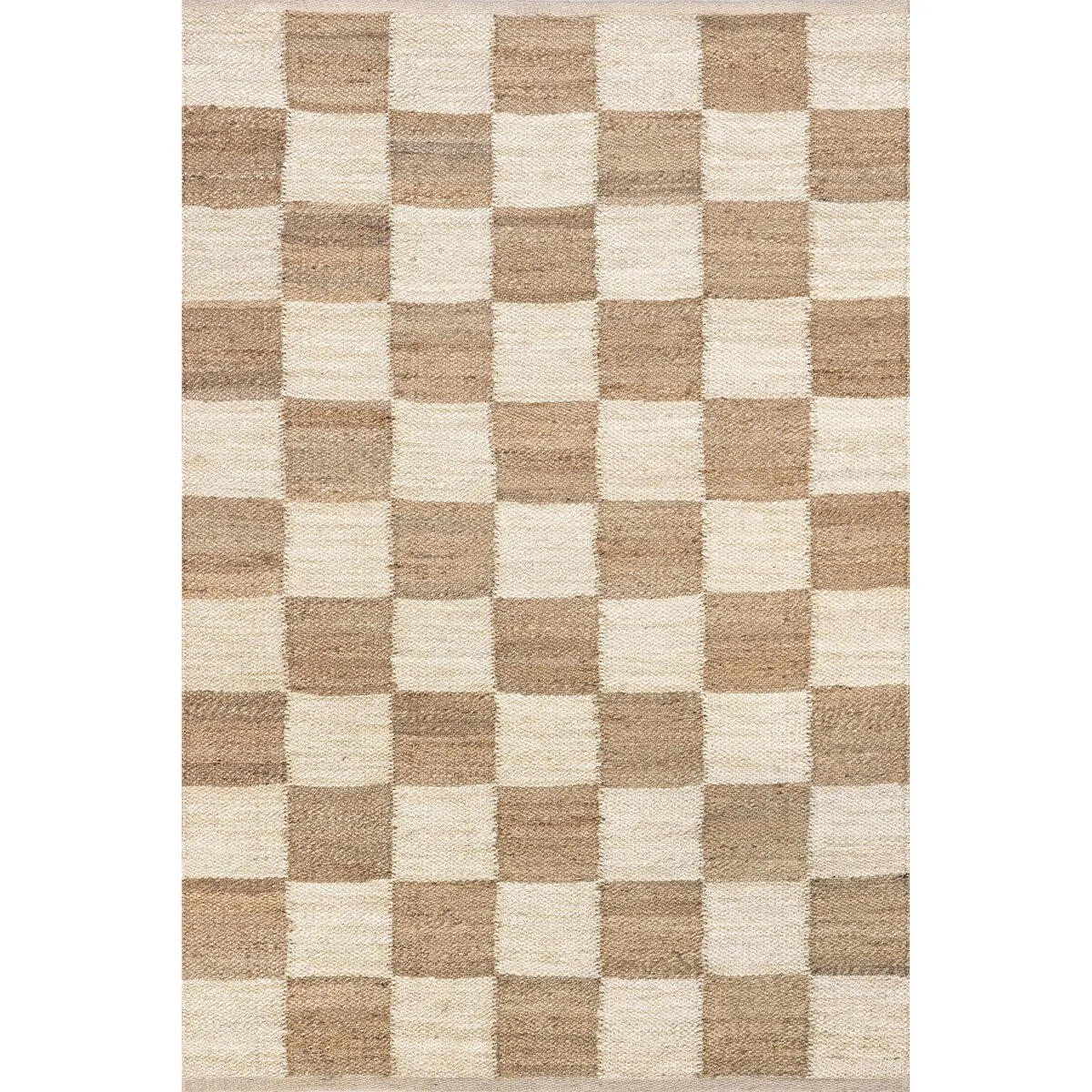 Nuloom Christana Traditional Checkered Jute Area Rug