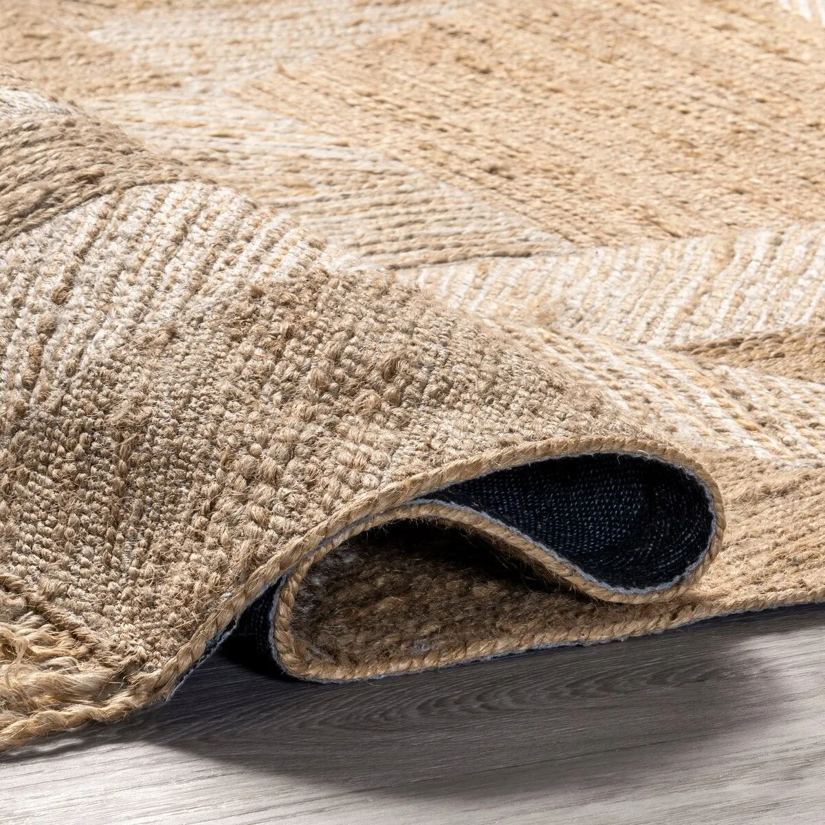 Nuloom Davina Bohemian Tasseled Jute Area Rug