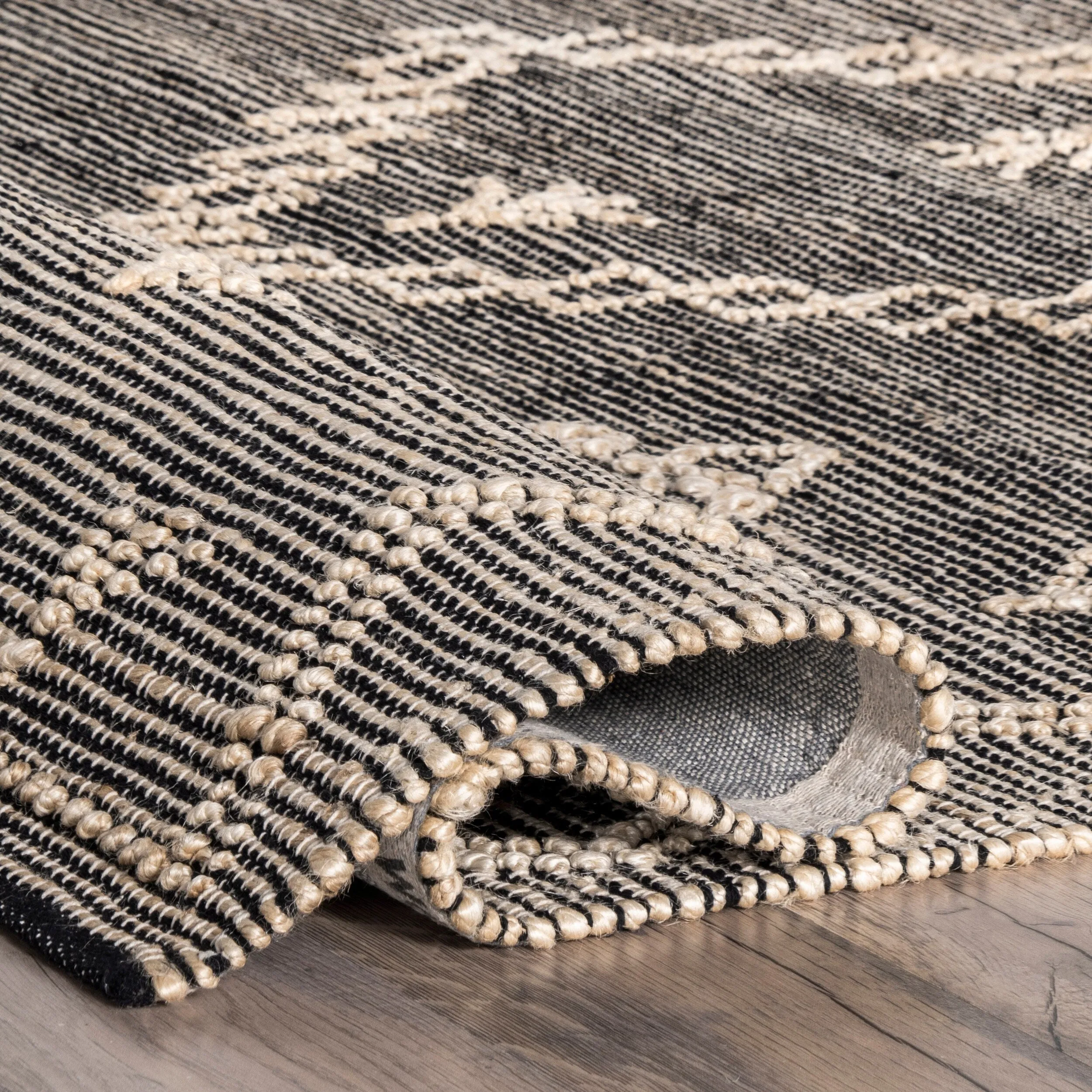 Nuloom Julianne Handmade High-Low Jute Moroccan Area Rug