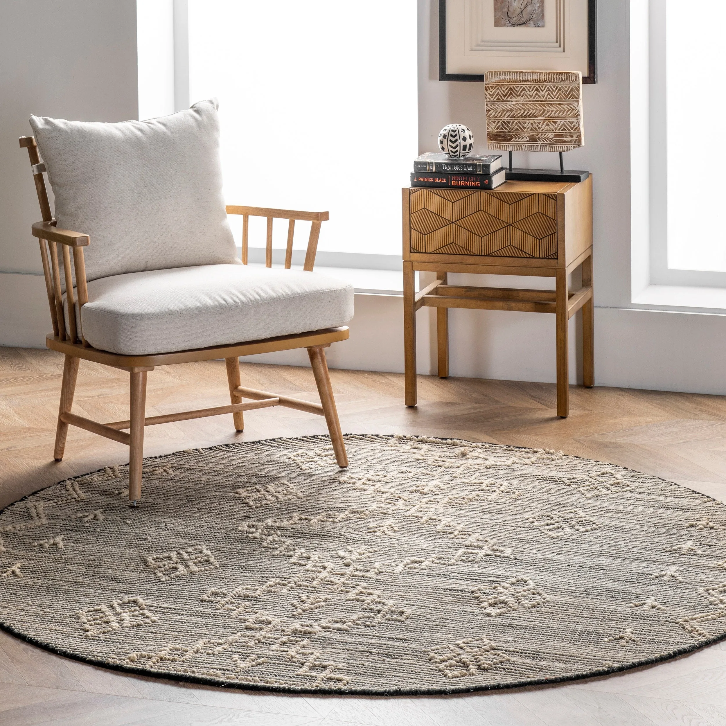 Nuloom Julianne Handmade High-Low Jute Moroccan Area Rug