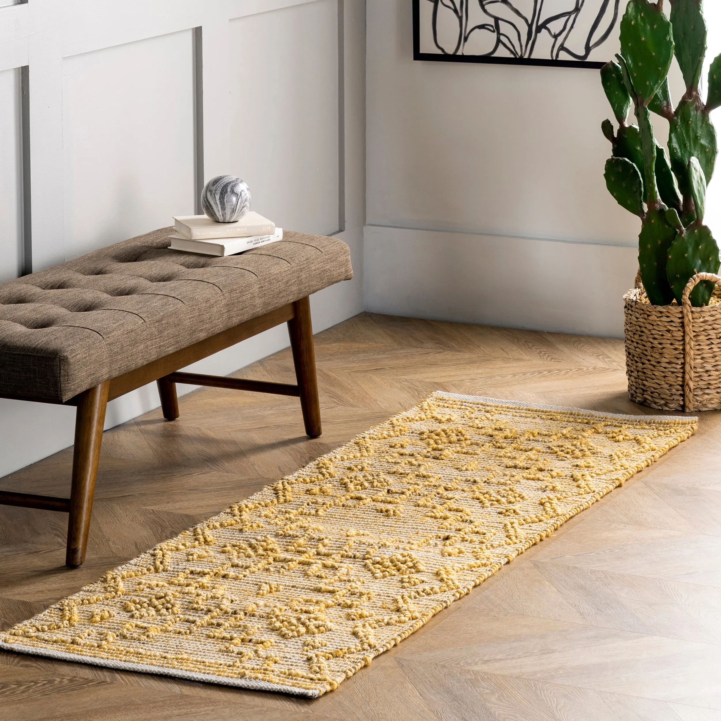 Nuloom Julianne Handmade High-Low Jute Moroccan Area Rug