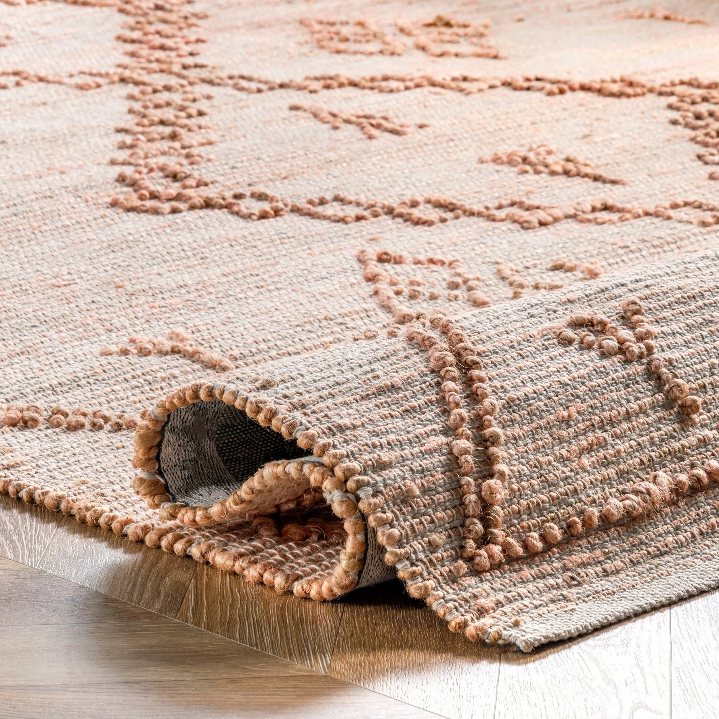 Nuloom Julianne Handmade High-Low Jute Moroccan Area Rug