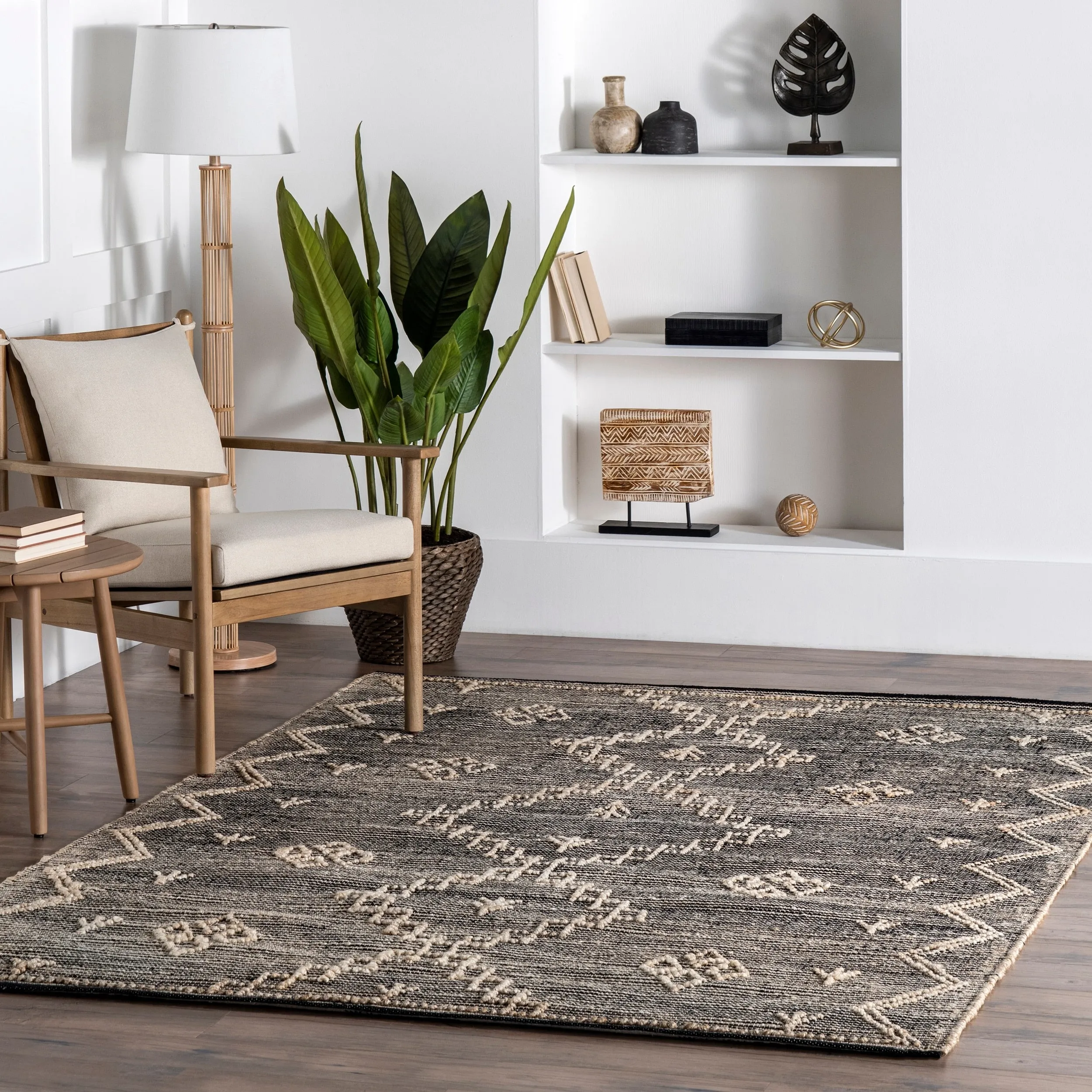 Nuloom Julianne Handmade High-Low Jute Moroccan Area Rug