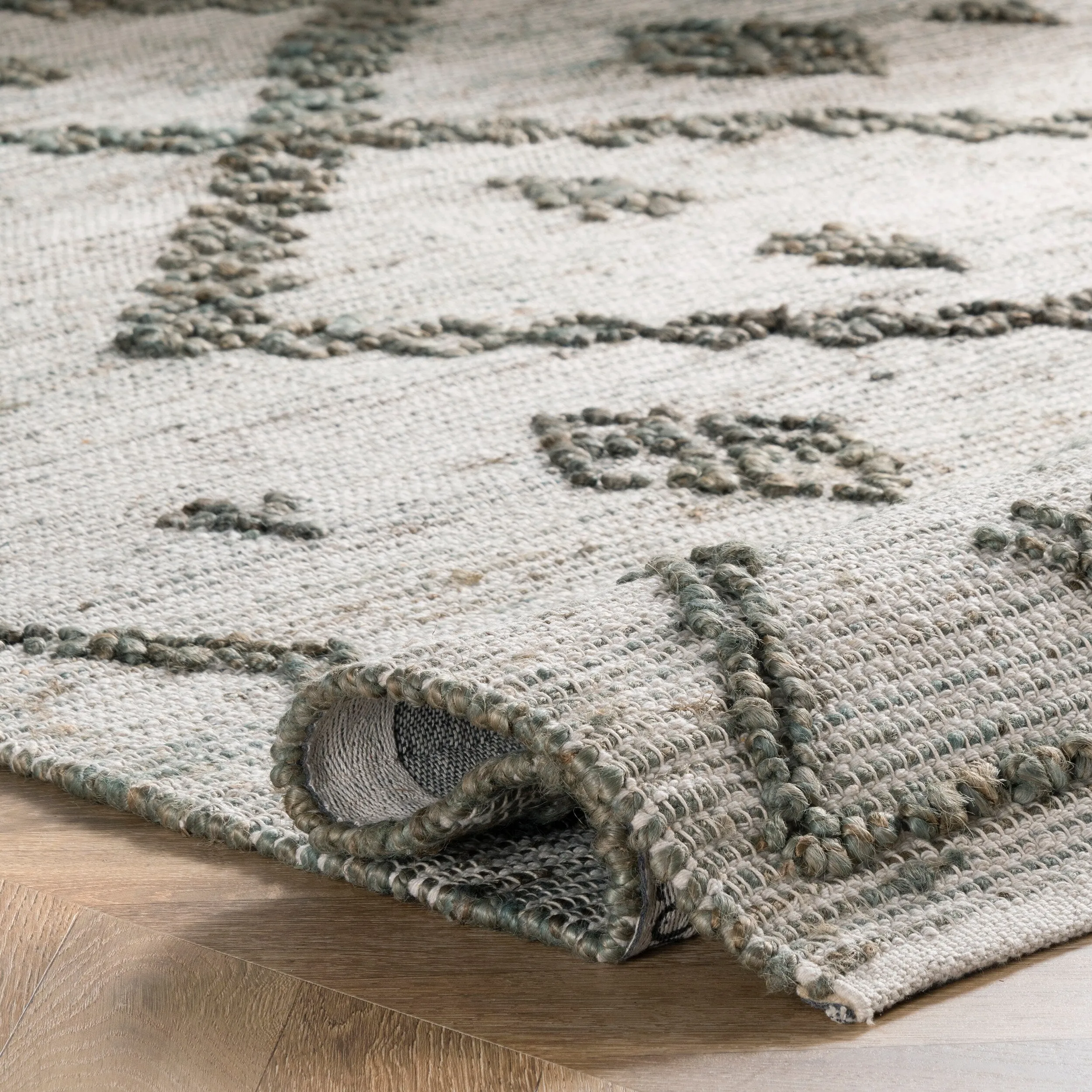 Nuloom Julianne Handmade High-Low Jute Moroccan Area Rug