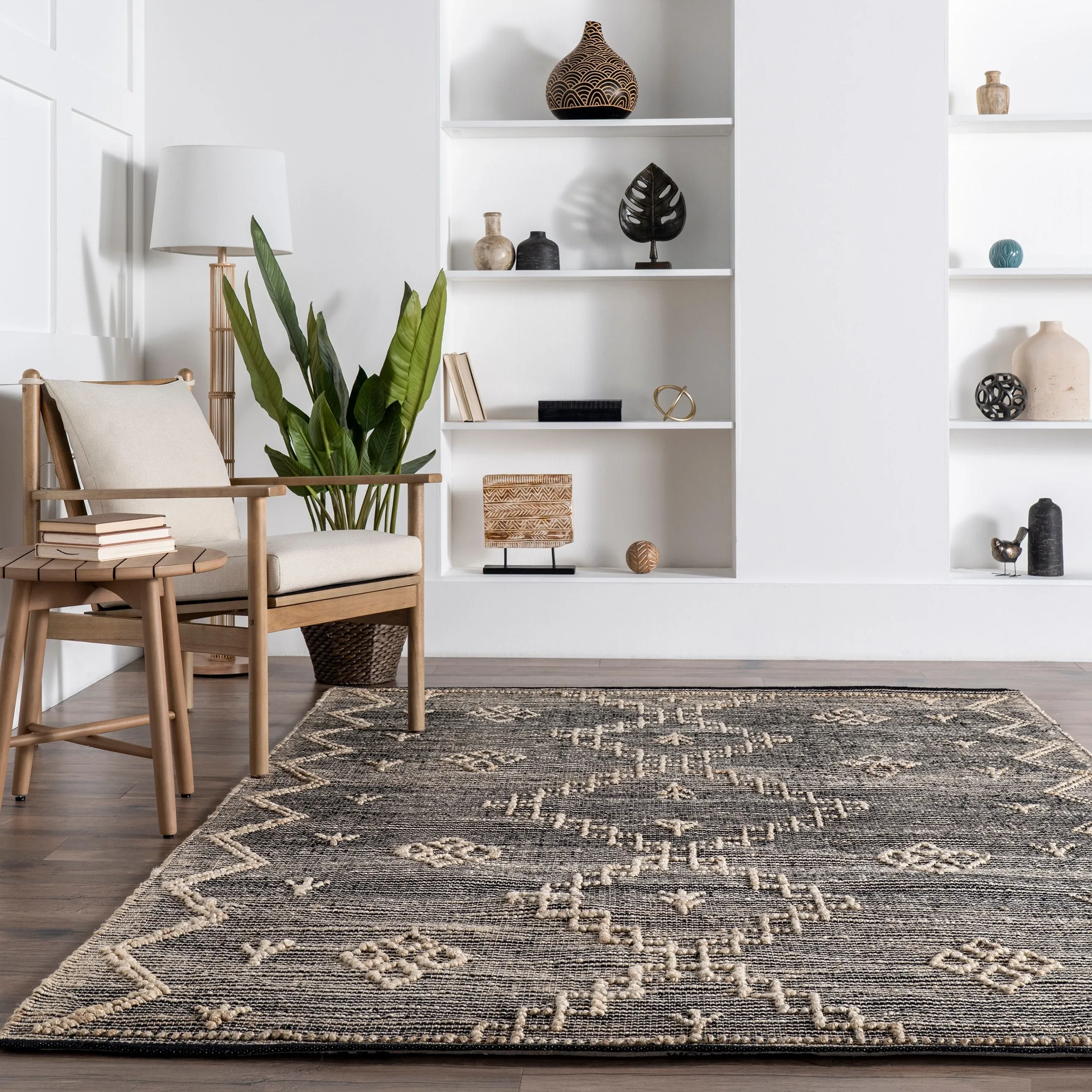 Nuloom Julianne Handmade High-Low Jute Moroccan Area Rug