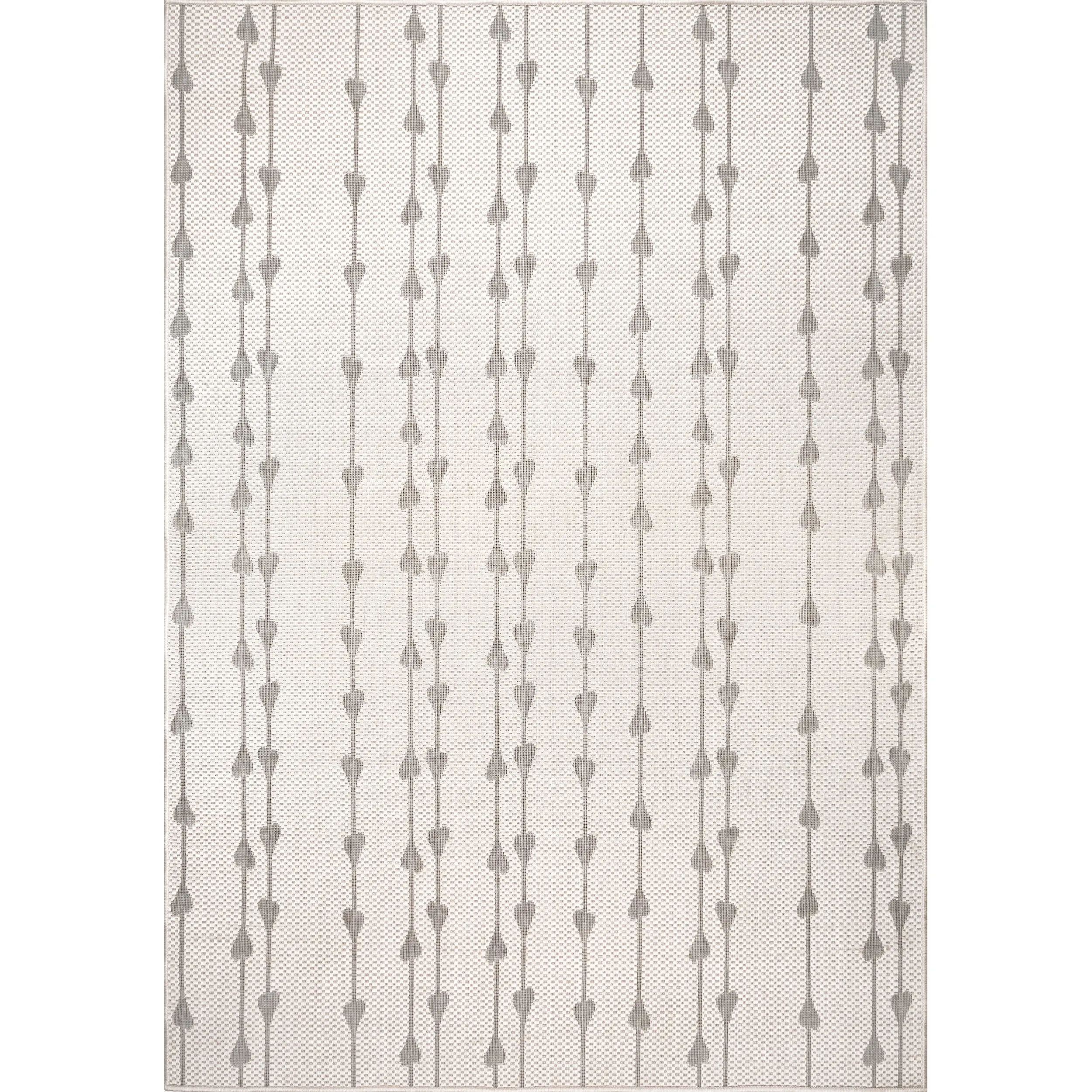 Nuloom Kiernan Vertical Teardrop Stripe Indoor/Outdoor Area Rug