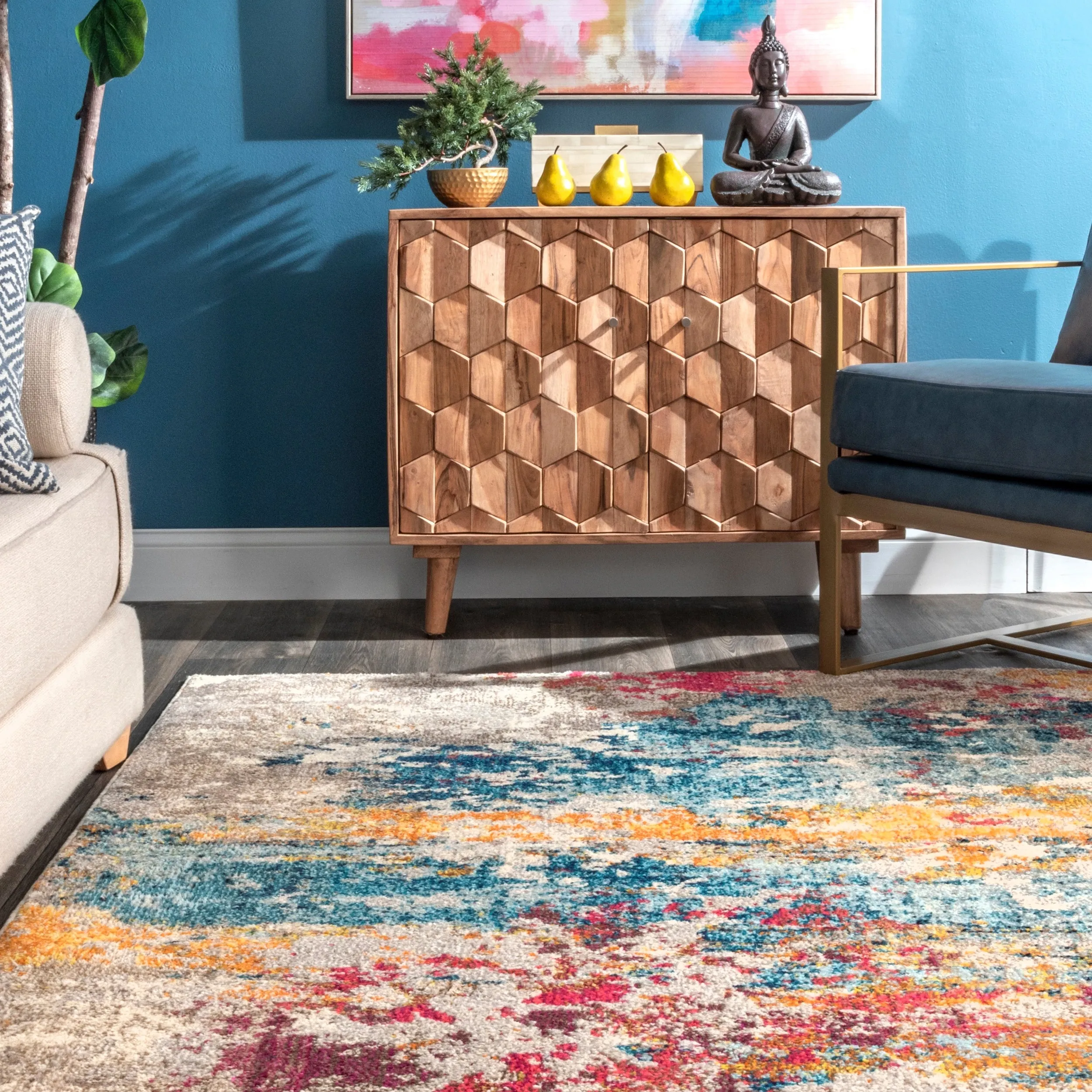 Nuloom Monet Modern Abstract Area Rug