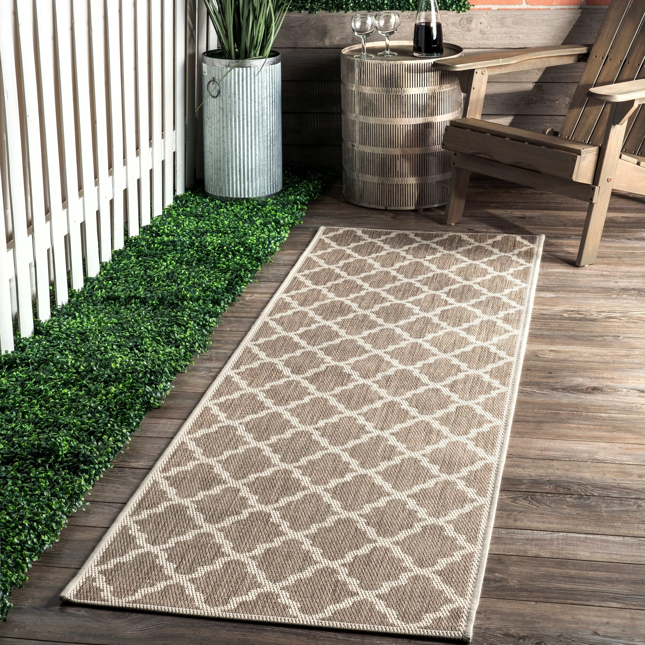 Nuloom Outdoor Moroccan Trellis Area Rug